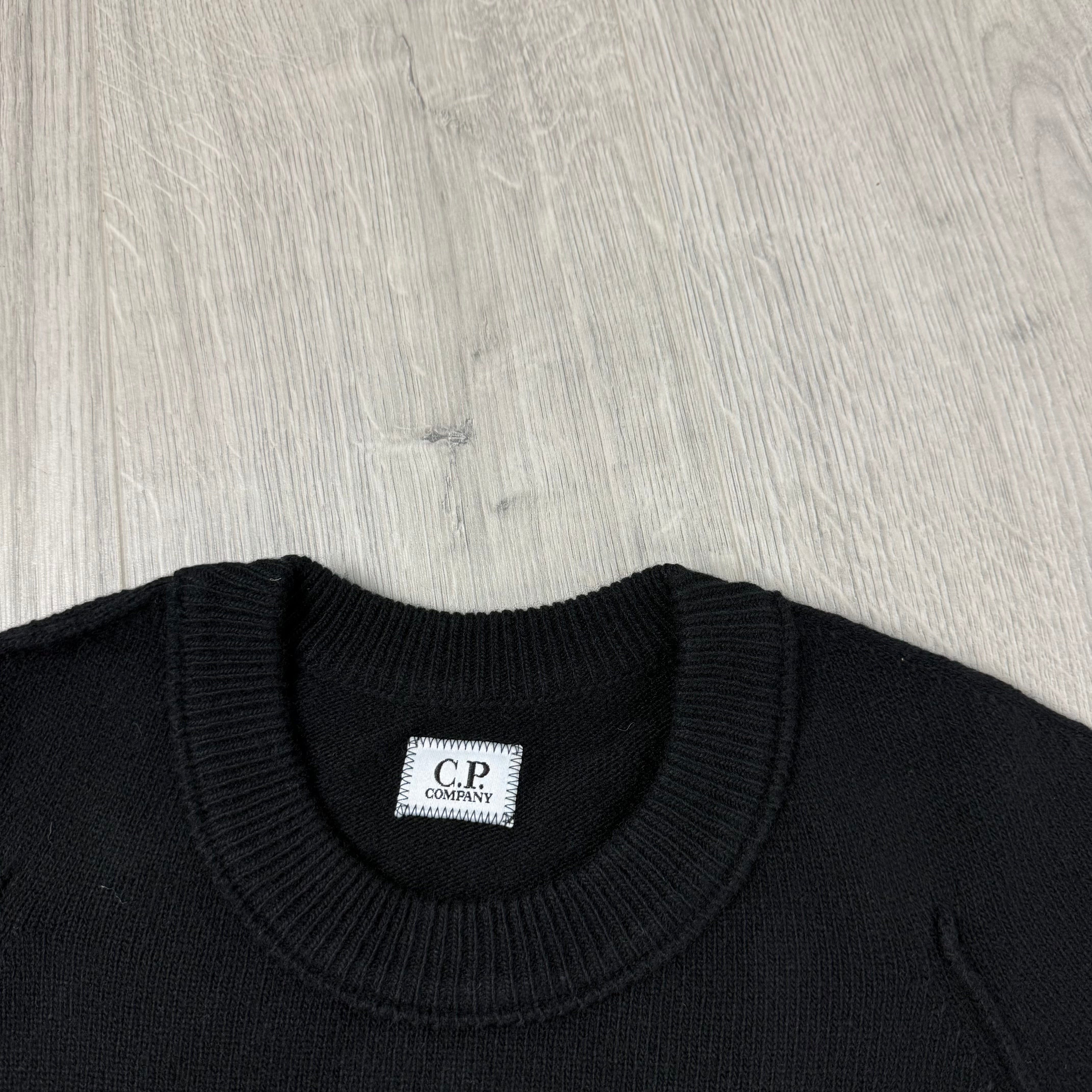 CP Company Knit Sweatshirt - Black