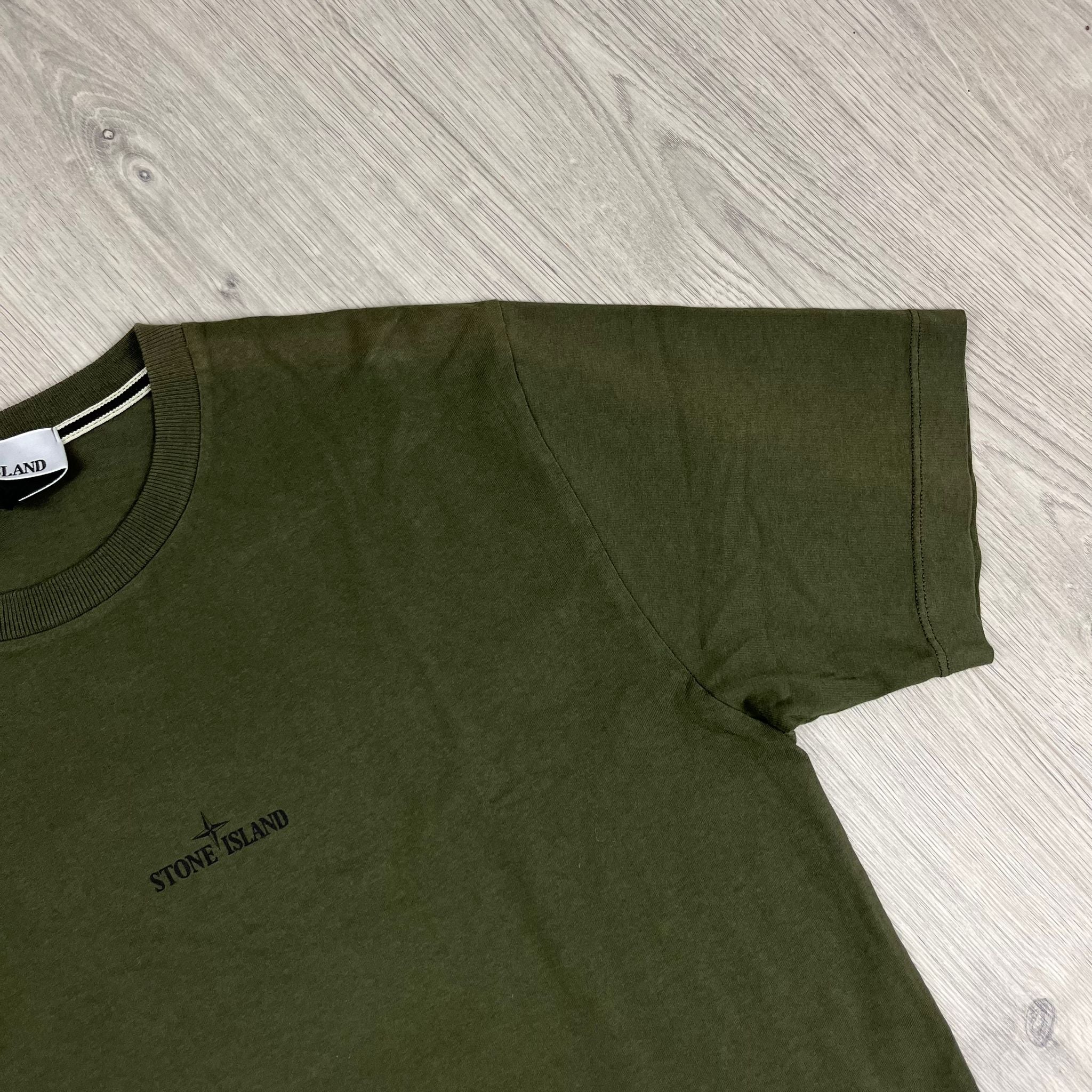 Stone Island Printed T-Shirt - Olive