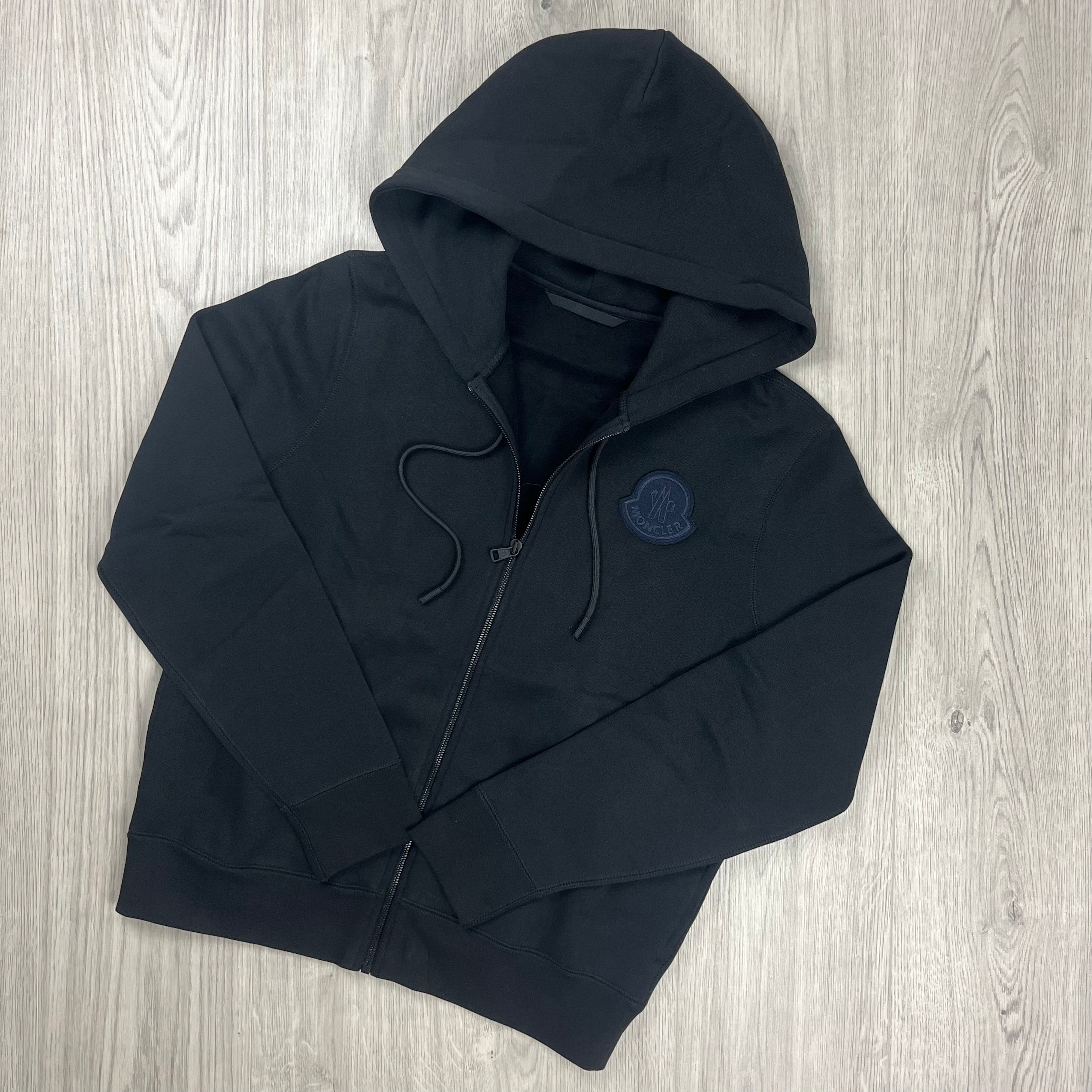 Moncler Zip Hoodie - Black