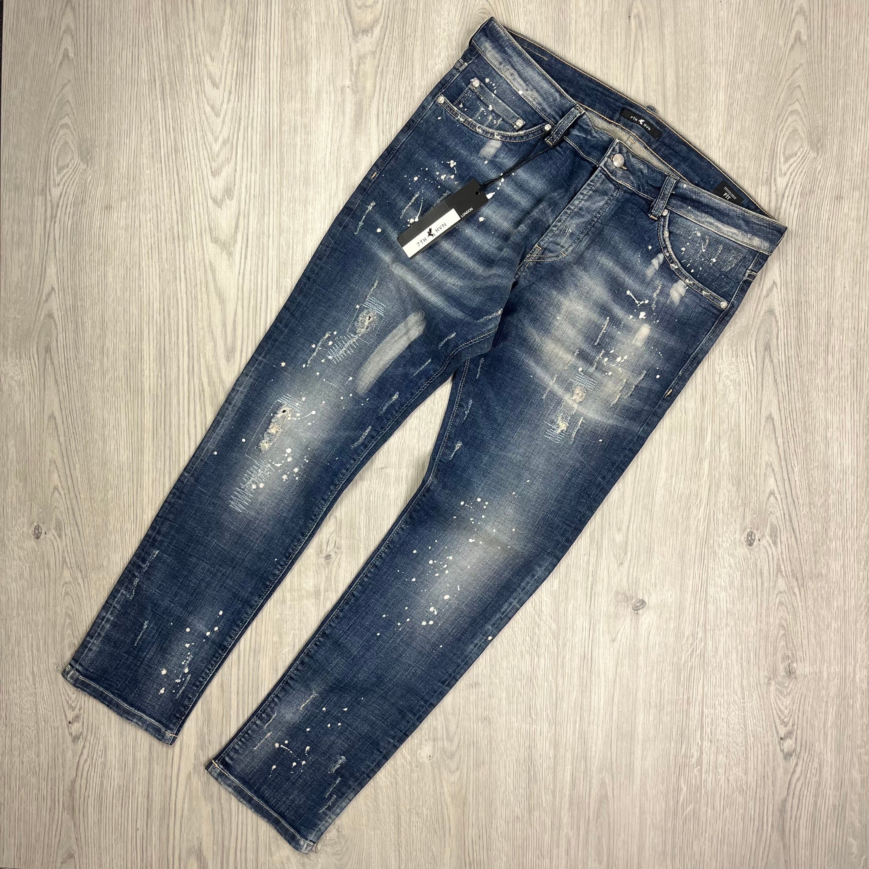 7TH HVN Slim Jeans - Blue