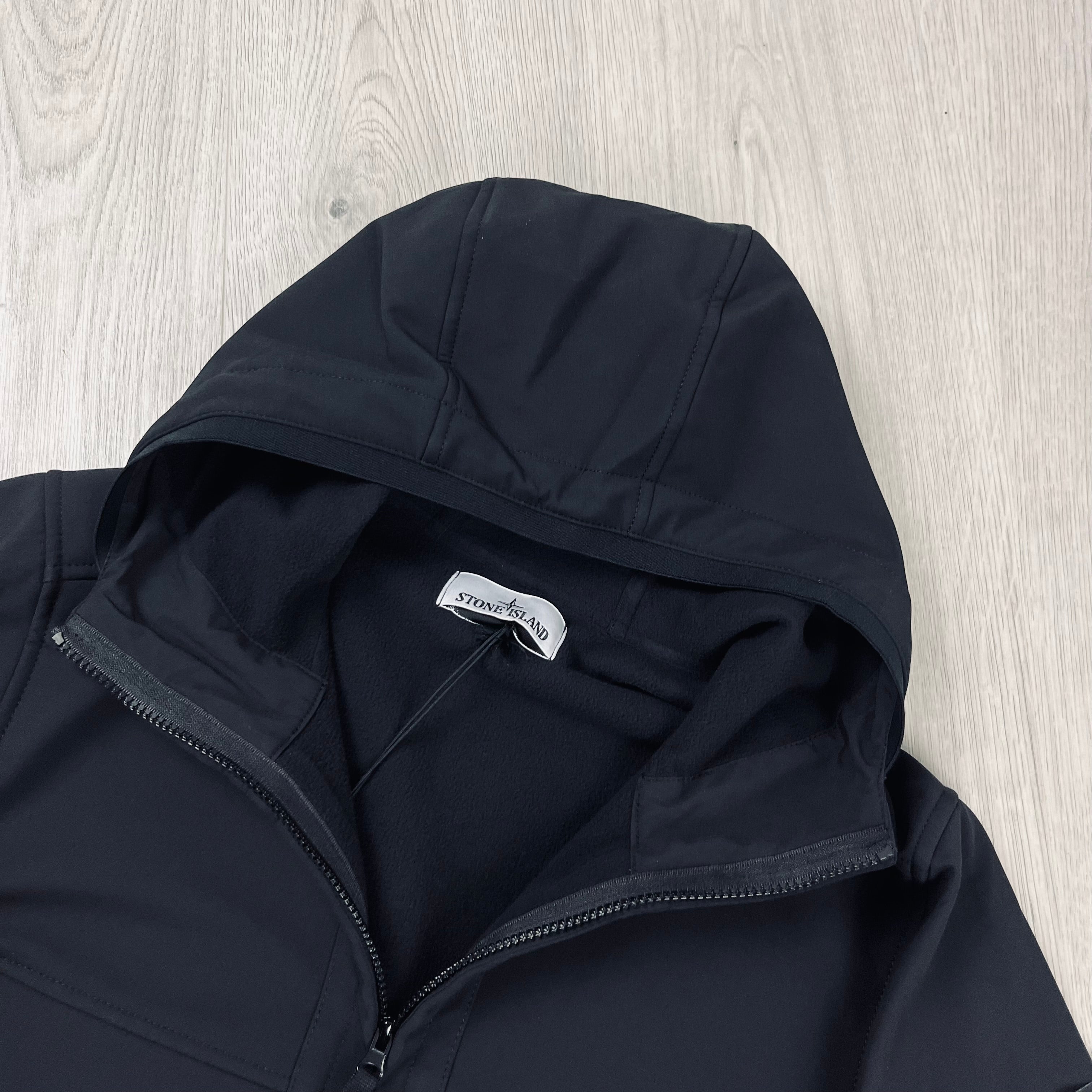 Stone Island Shell Jacket - Black