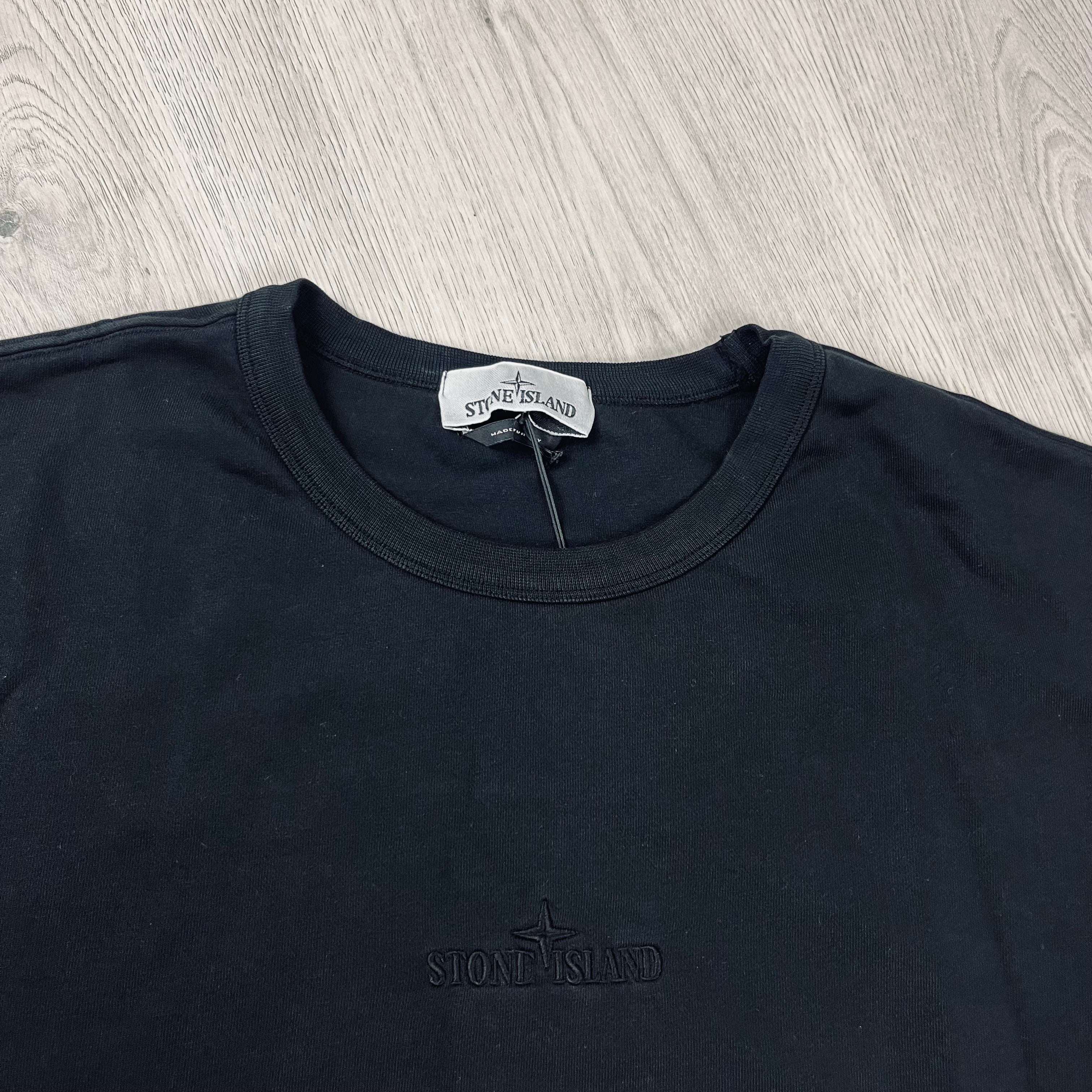 Stone Island Dyed Sweatshirt - Black