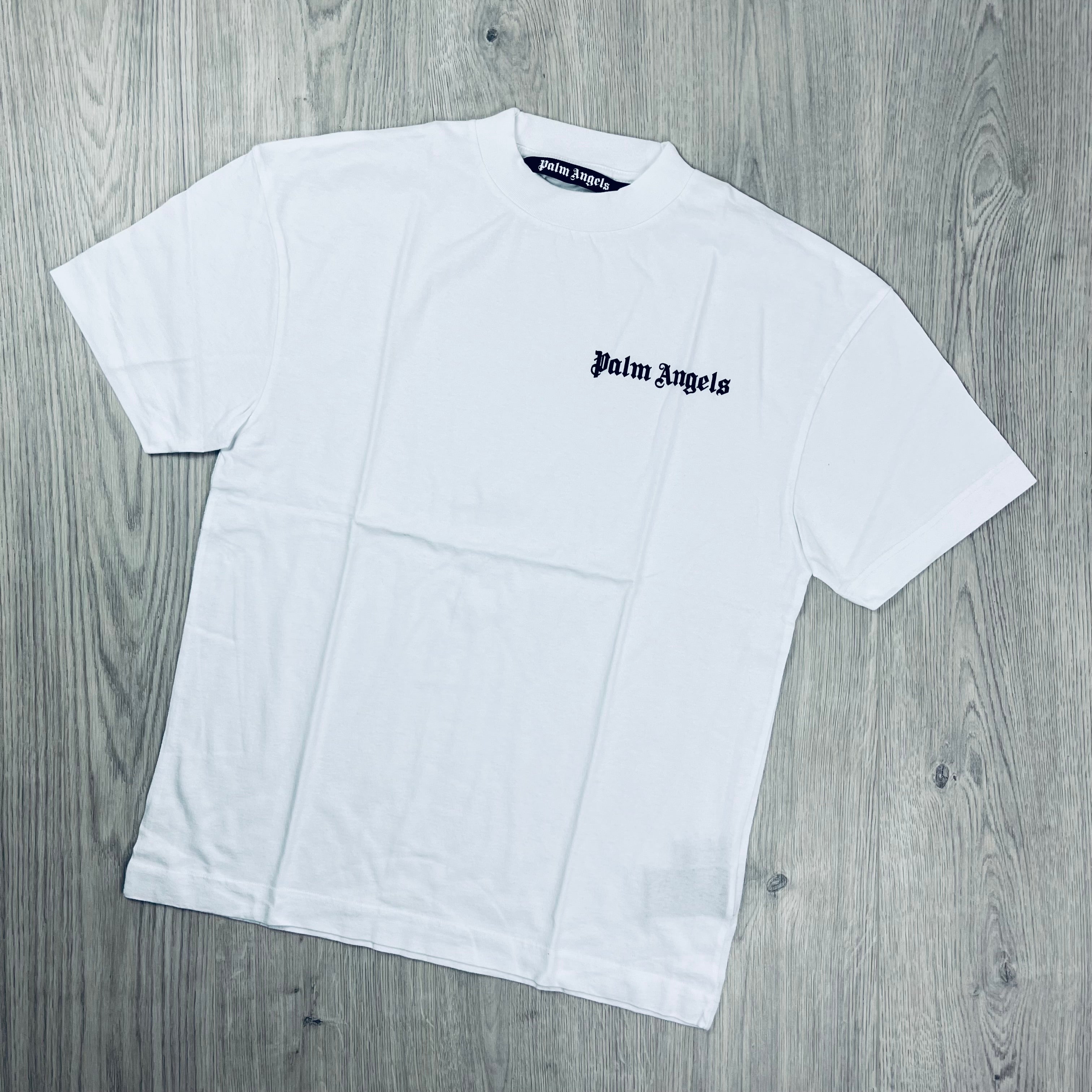 Palm Angels 3-Pack of T-shirts in White, Navy and Black. On sale at Open Attire.