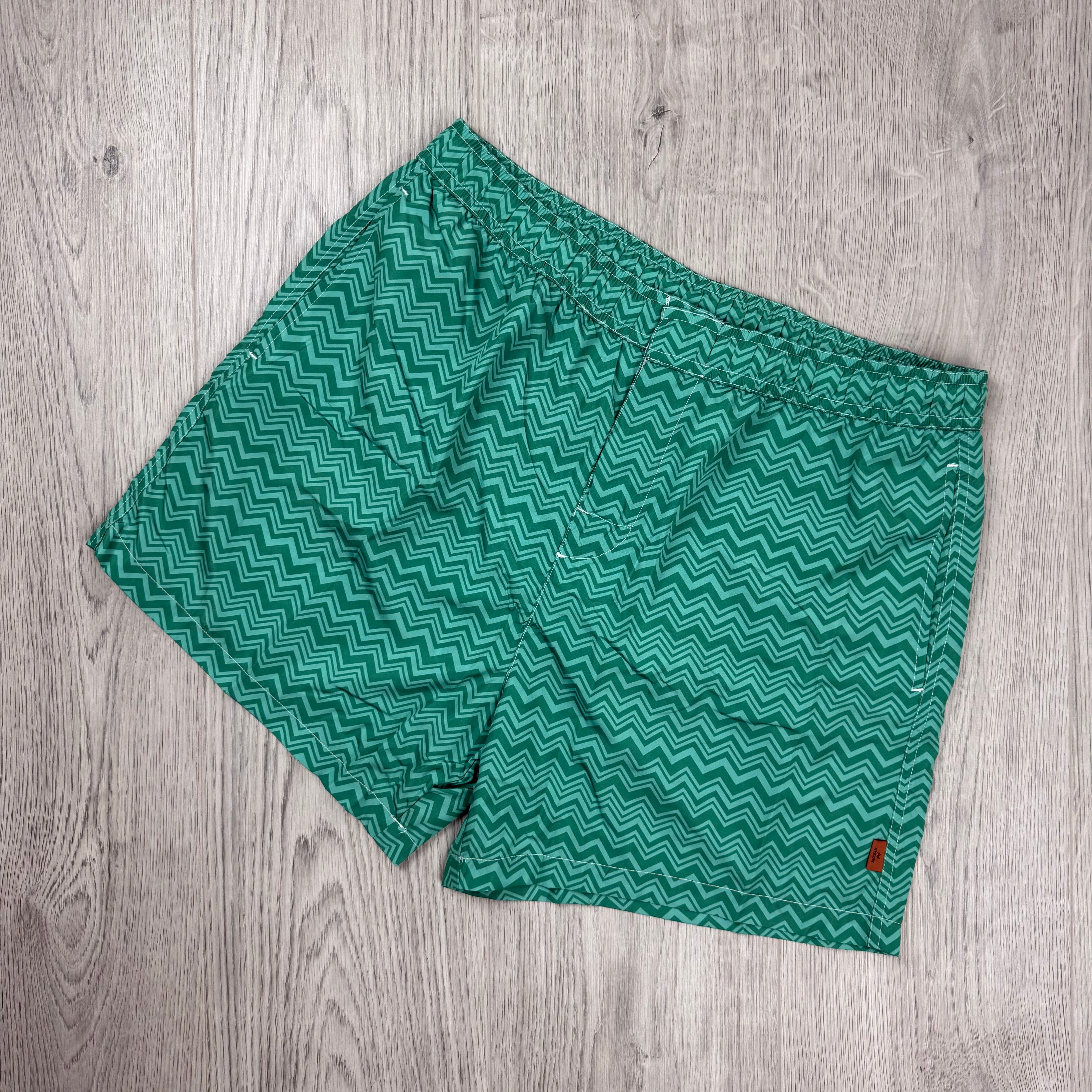 Missoni Chevron Swim Shorts - Sea Green
