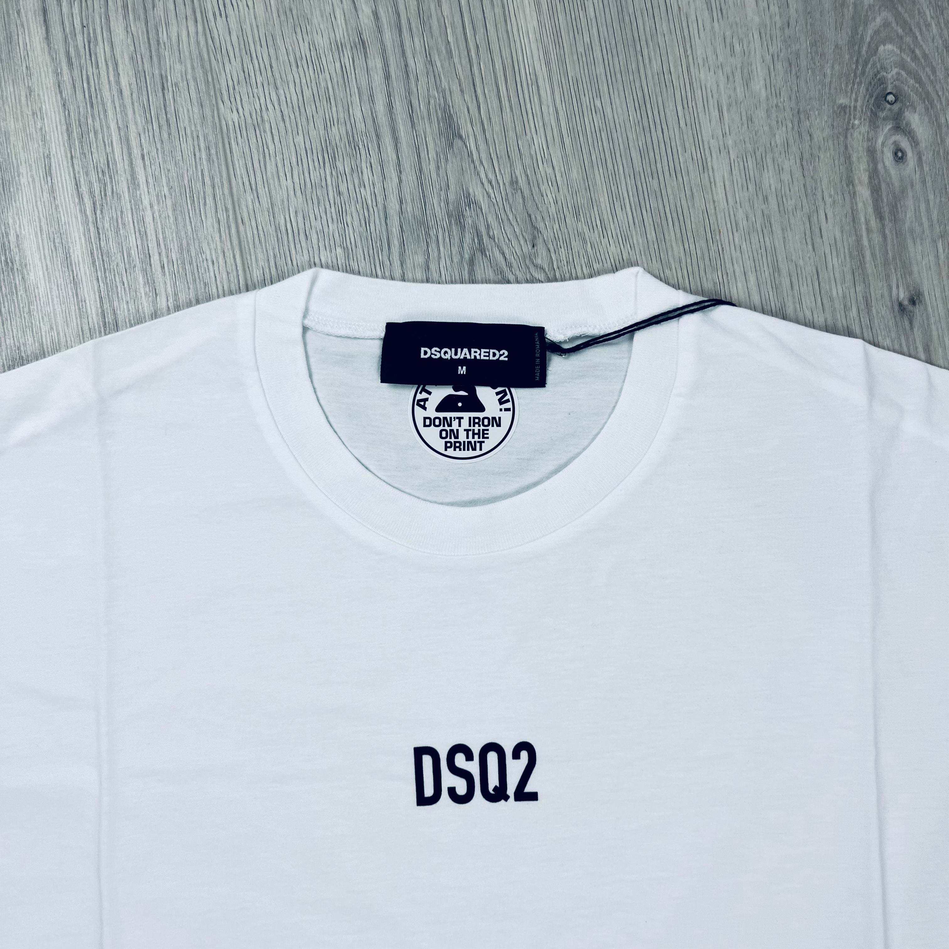 DSQUARED2 Printed T-Shirt - White