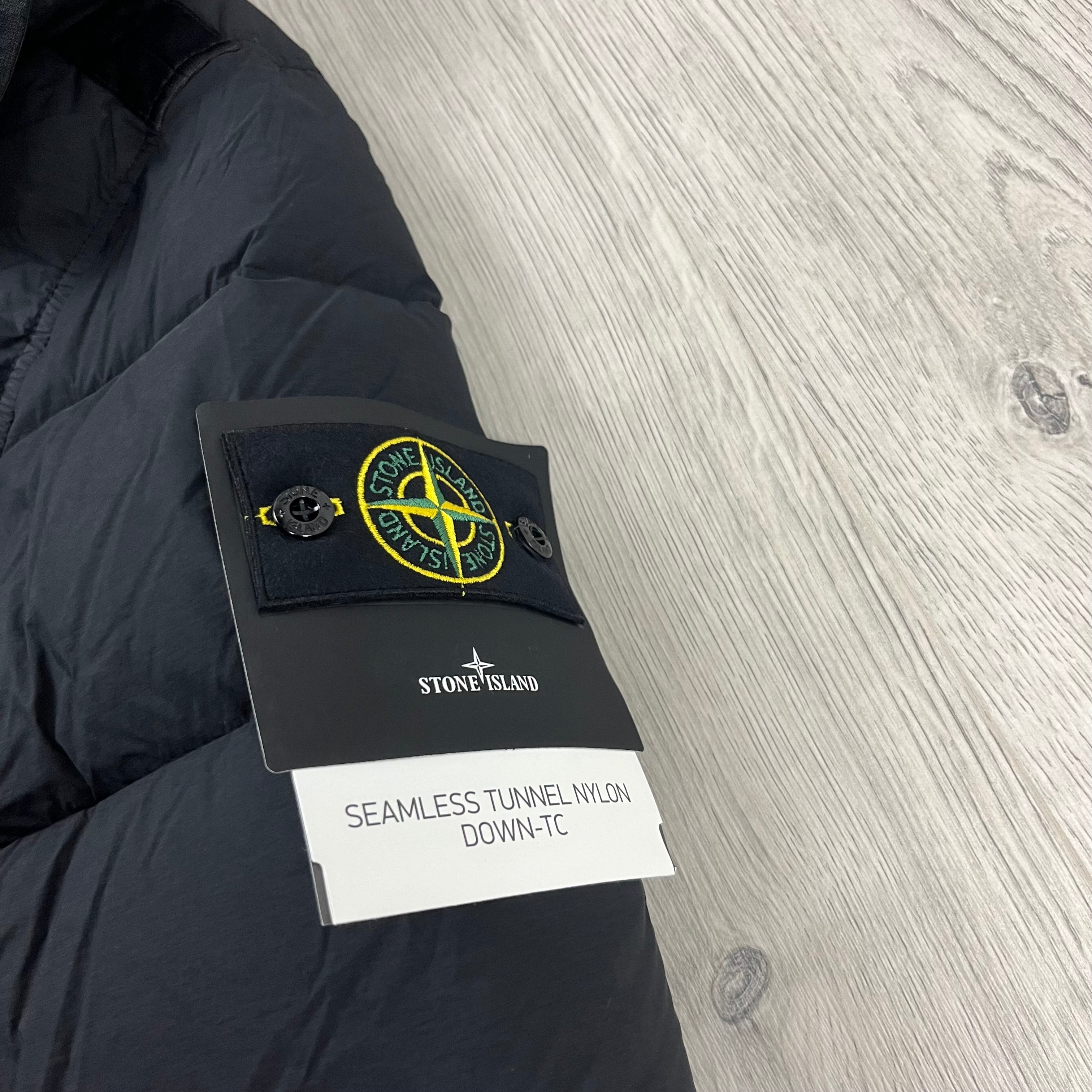 Stone Island Nylon Down Jacket - Black