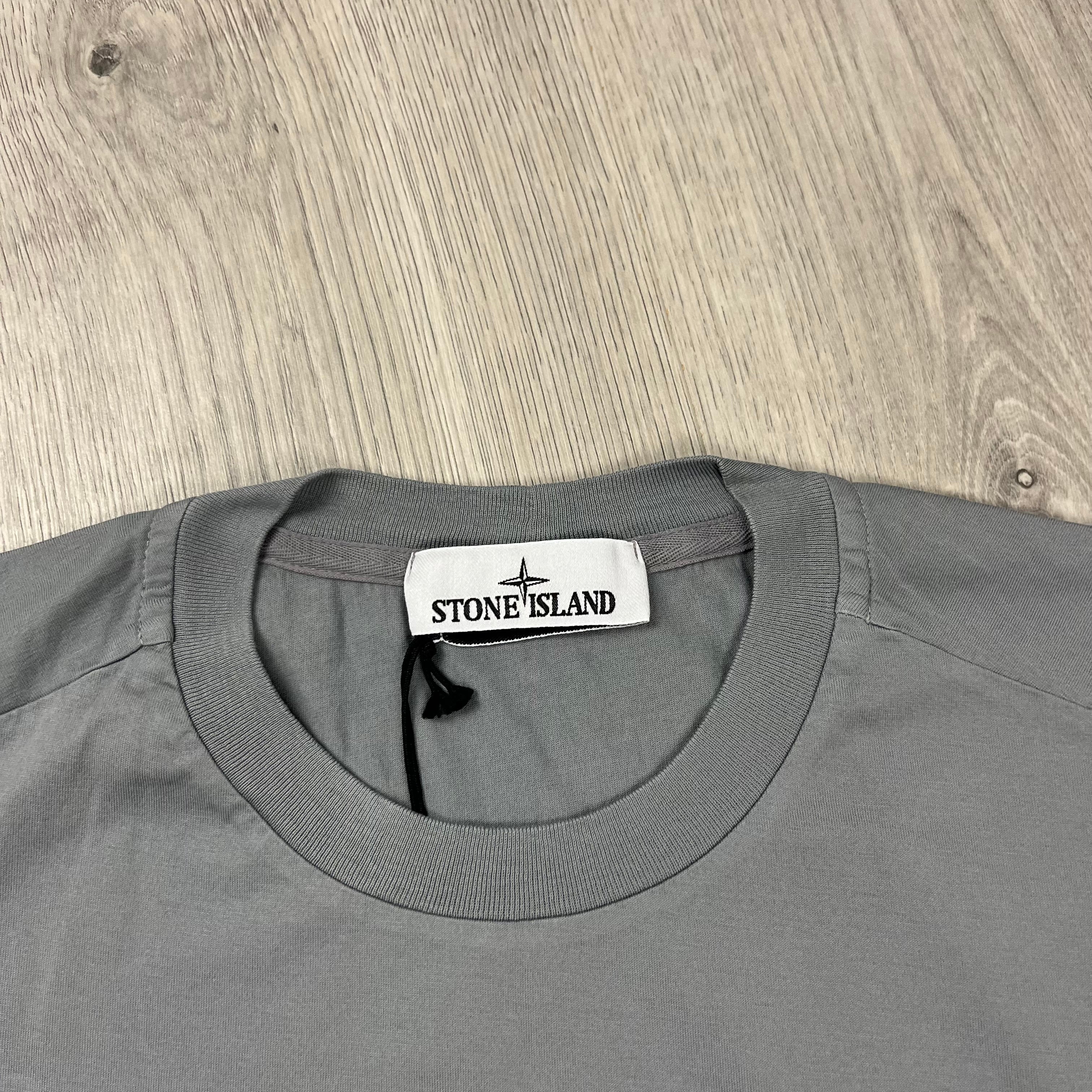 Stone Island Patch T-Shirt - Grey