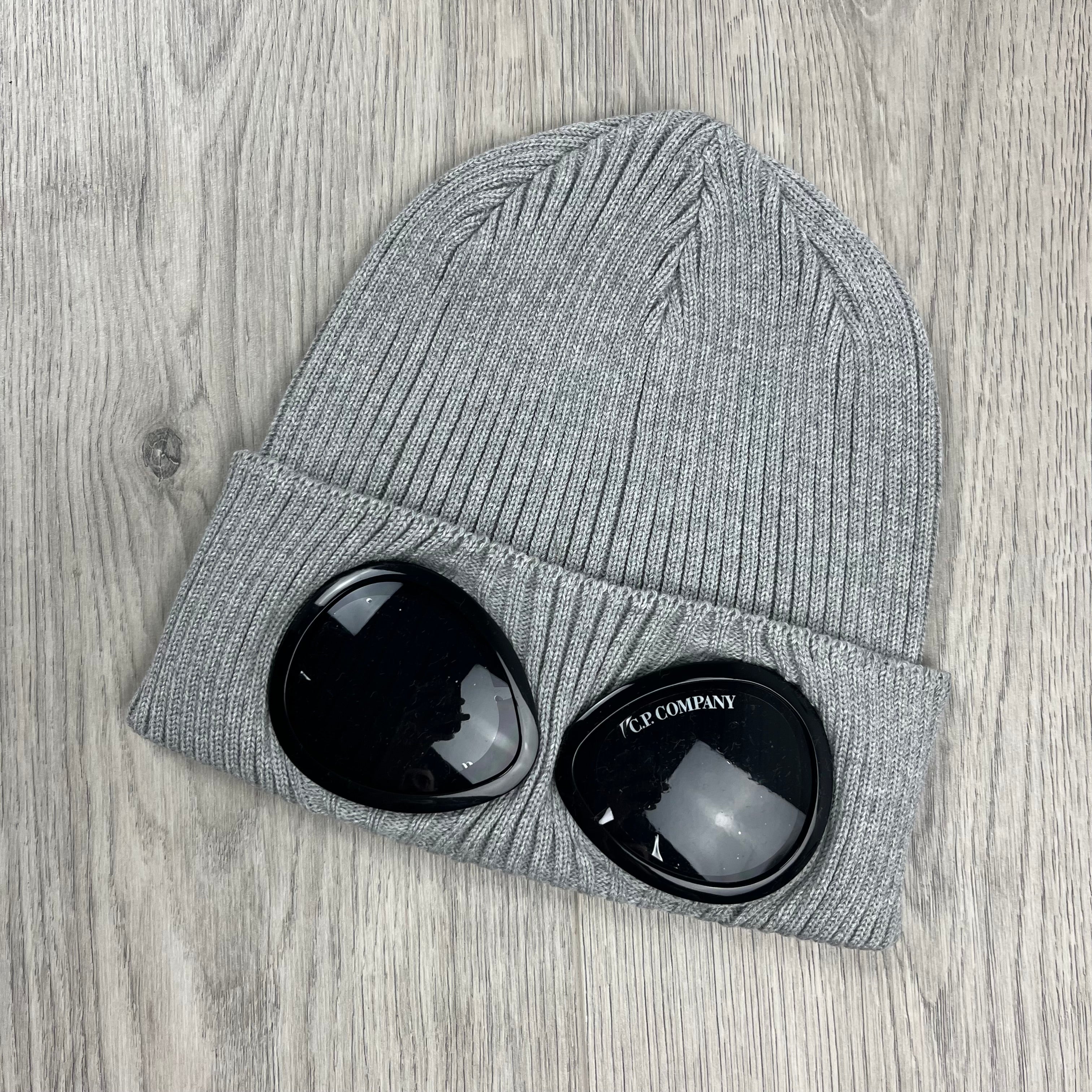 CP Company Goggle Beanie - Grey