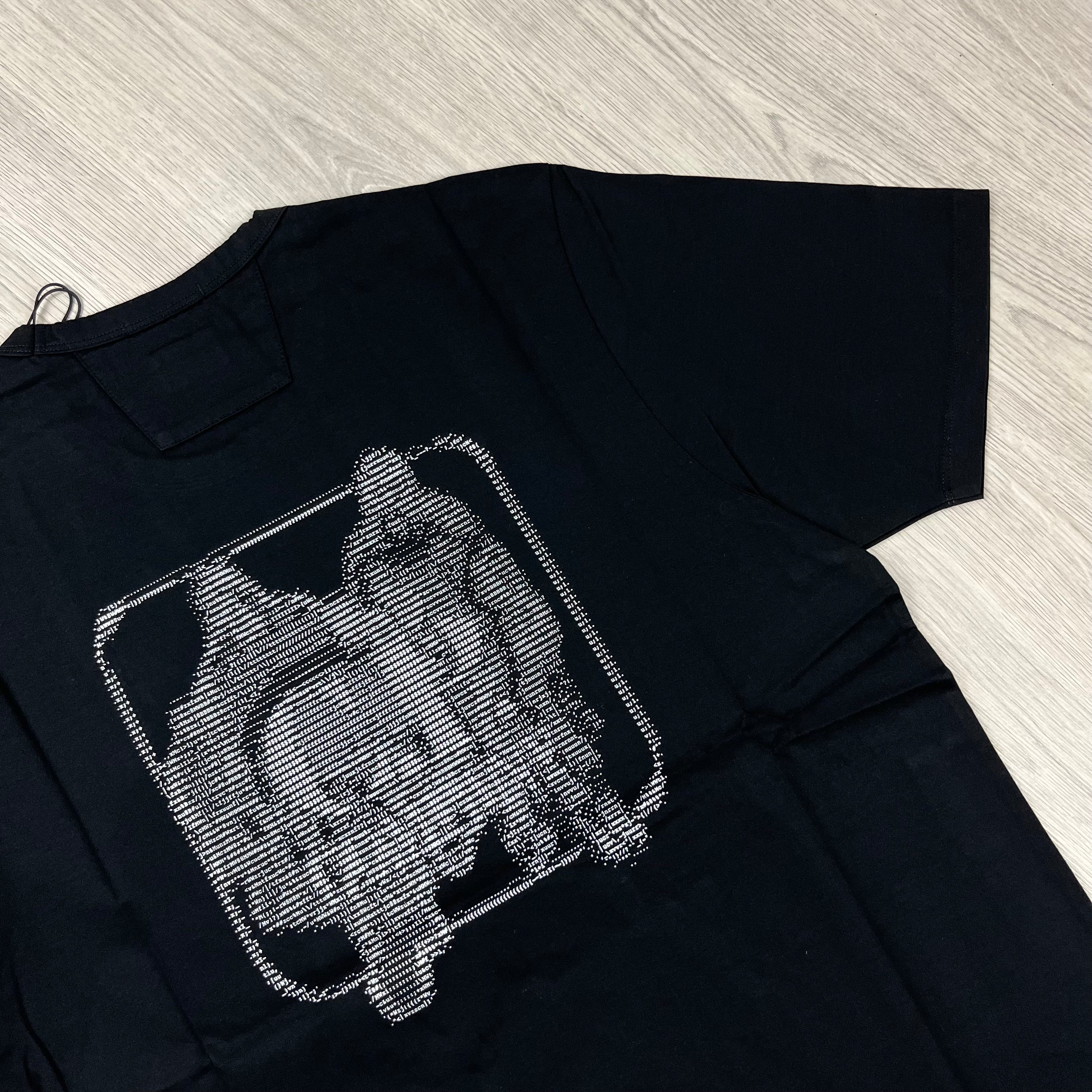 CP Company Metropolis T-shirt in Black. On sale at Open Attire.