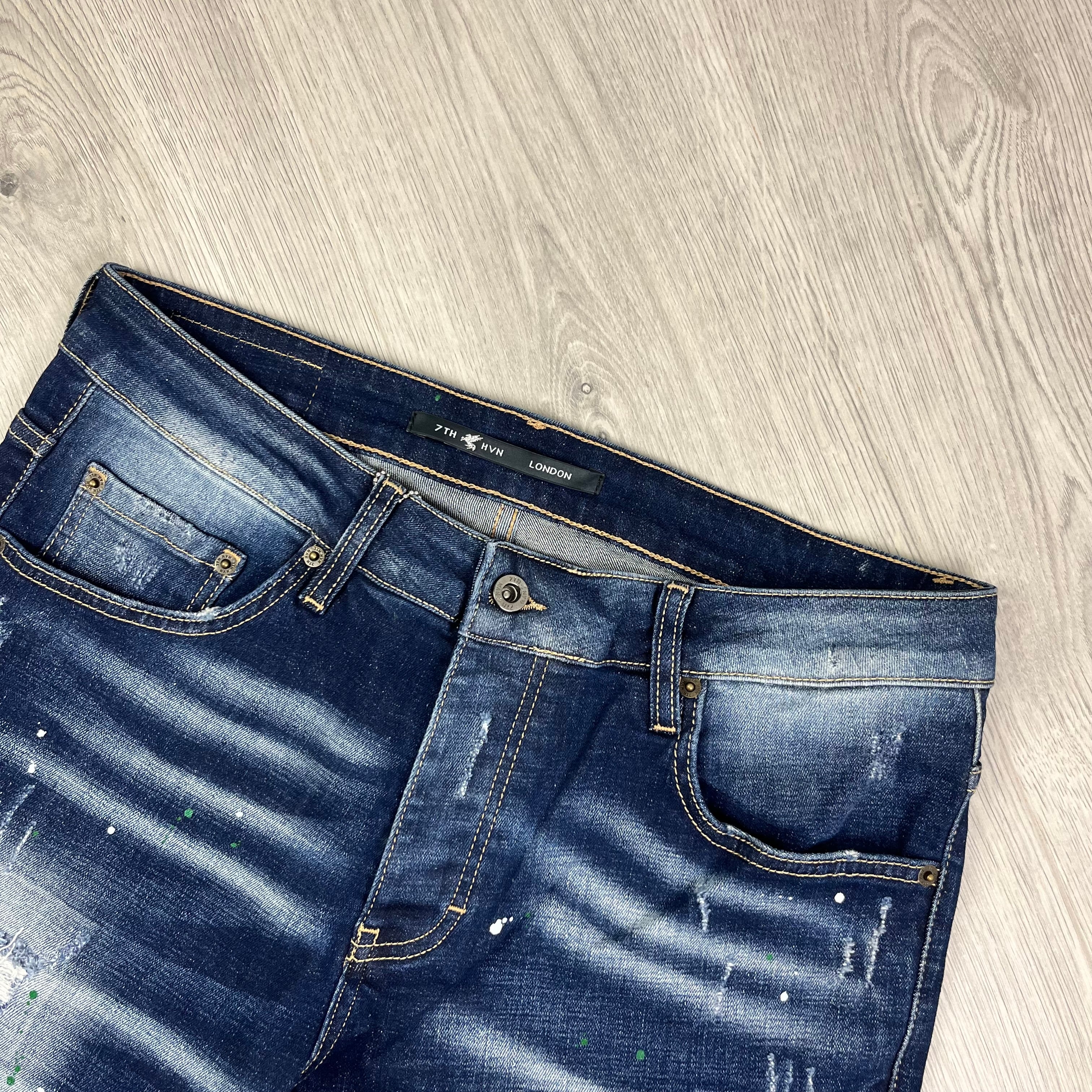 7TH HVN Slim Jeans - Blue