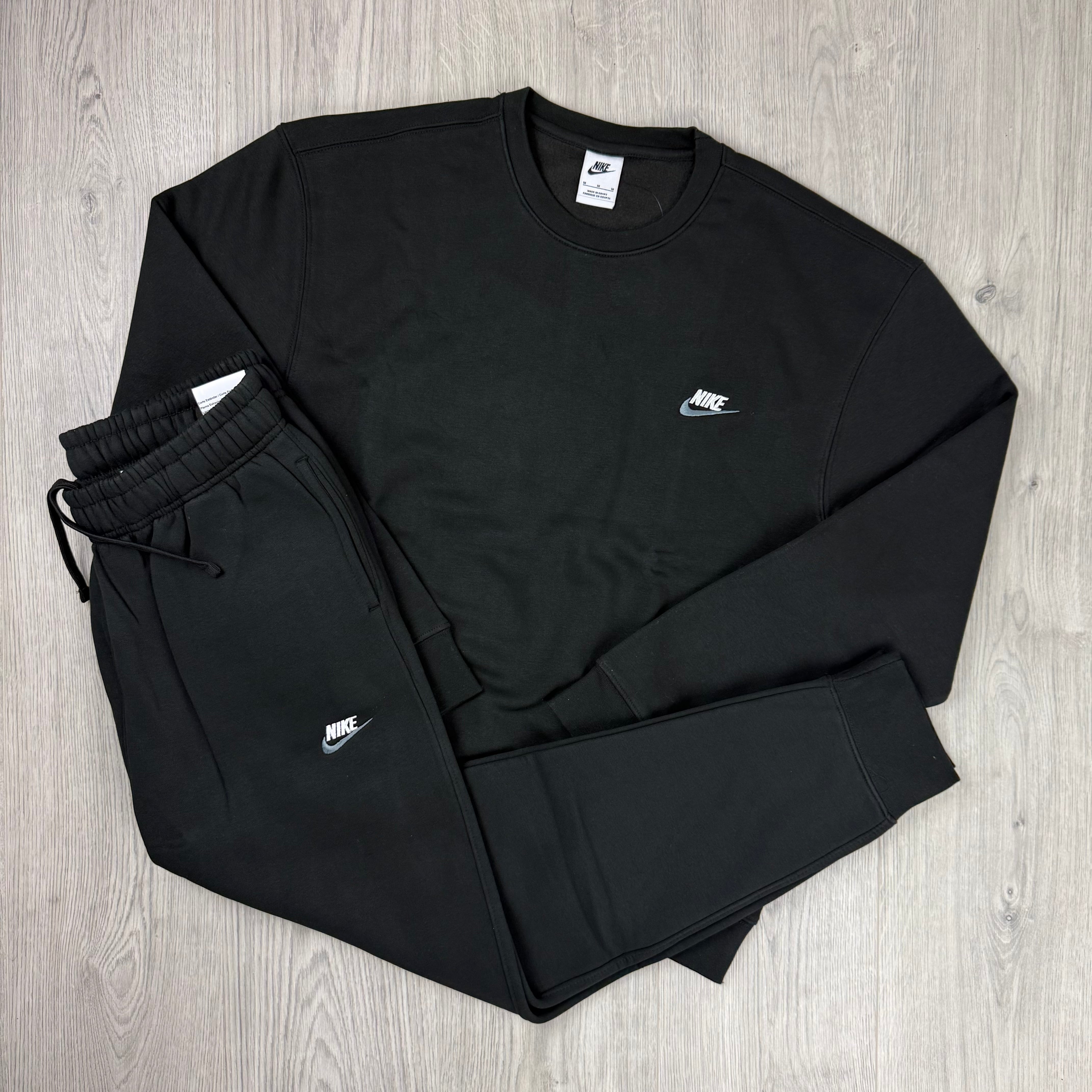 Nike Club Tracksuit - Black