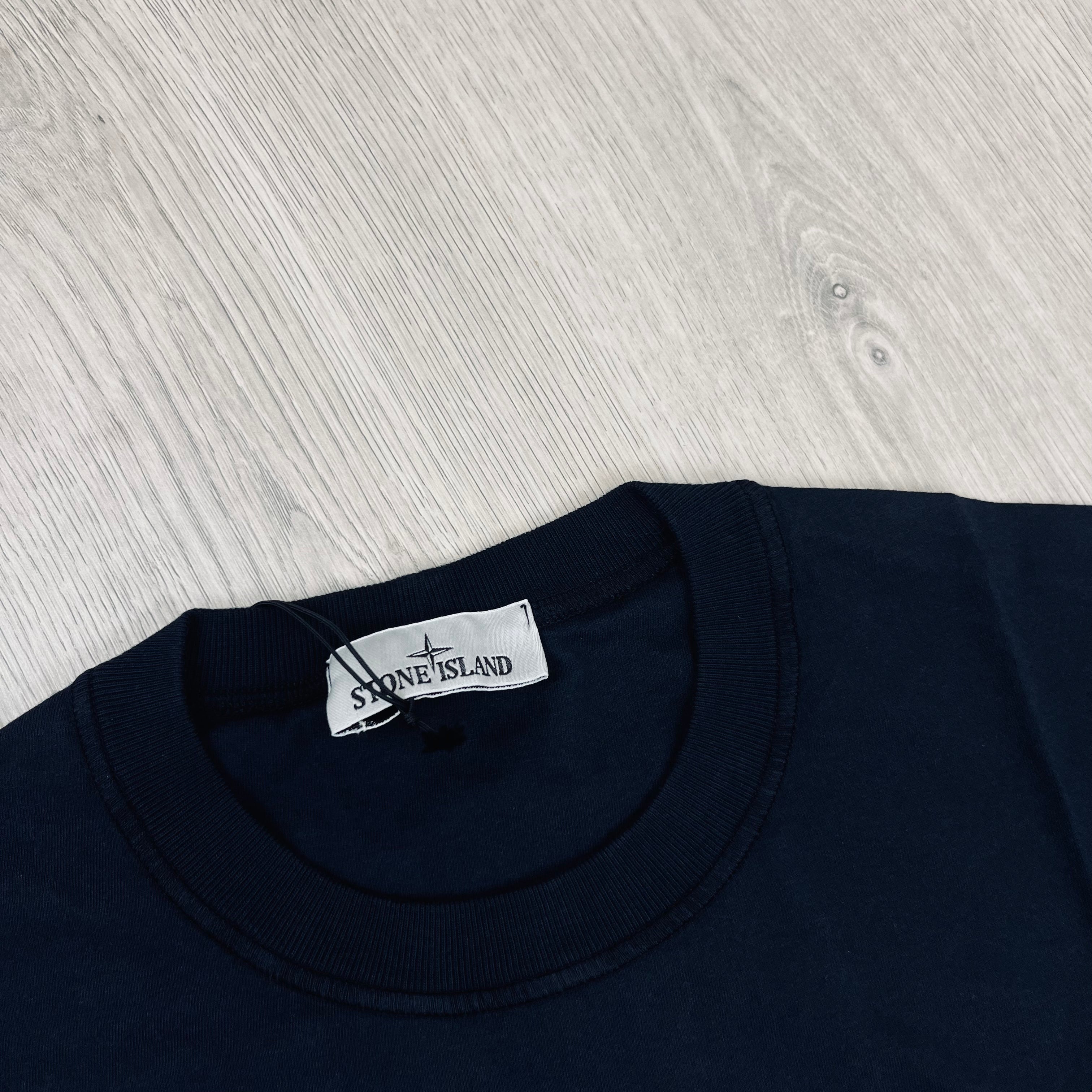 Stone Island Pocket T-Shirt - Navy