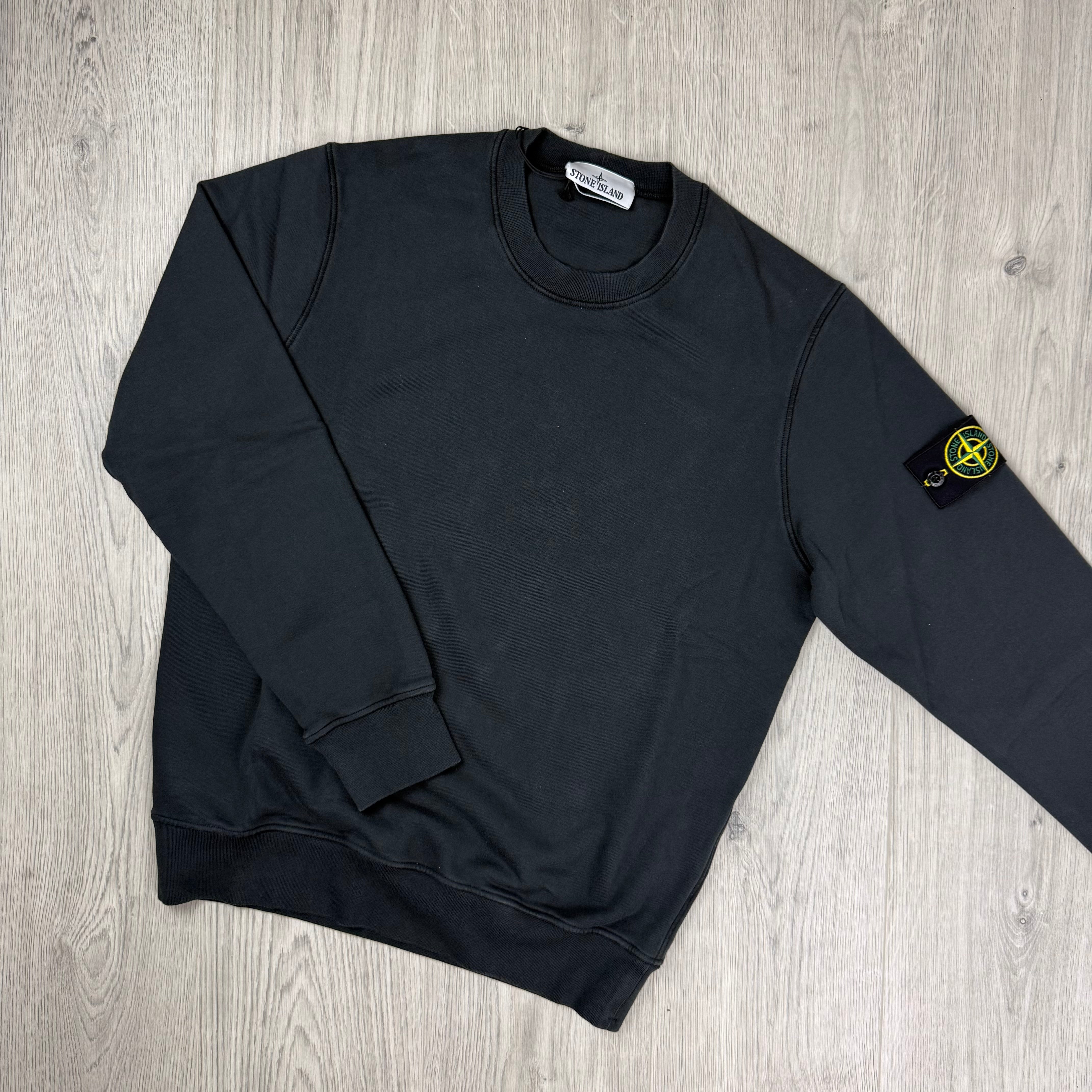 Stone Island Dyed Sweatshirt - Charcoal