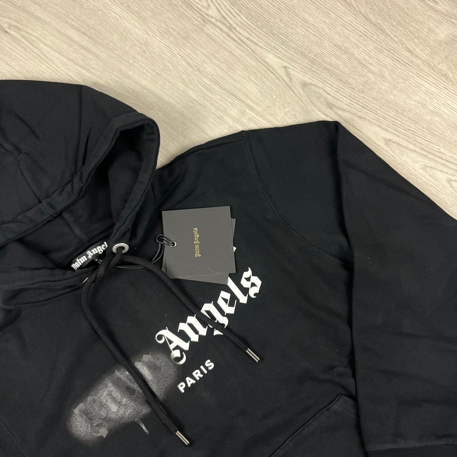 Palm Angels Spray Hoodie - Black