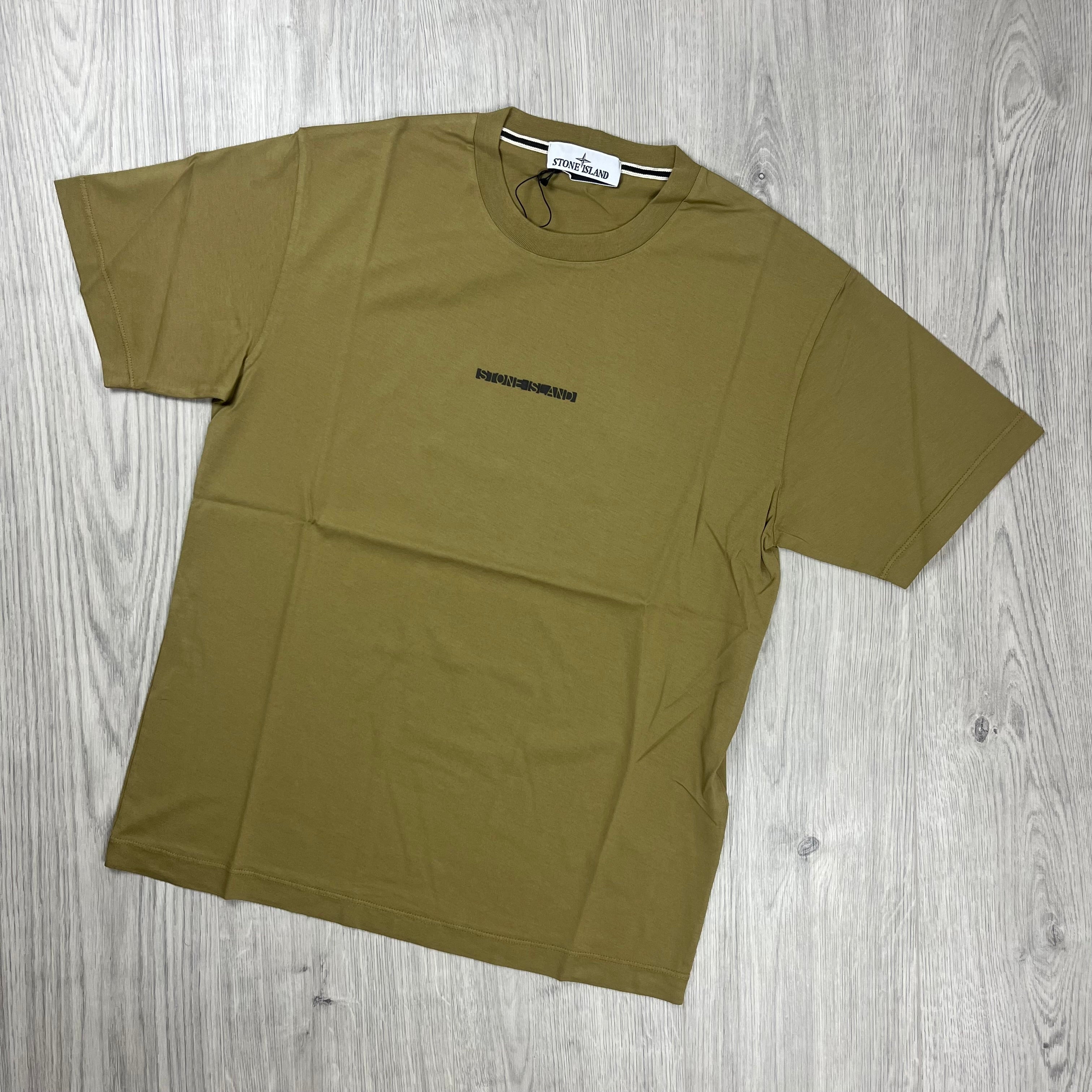 Stone Island Printed T-Shirt - Beige