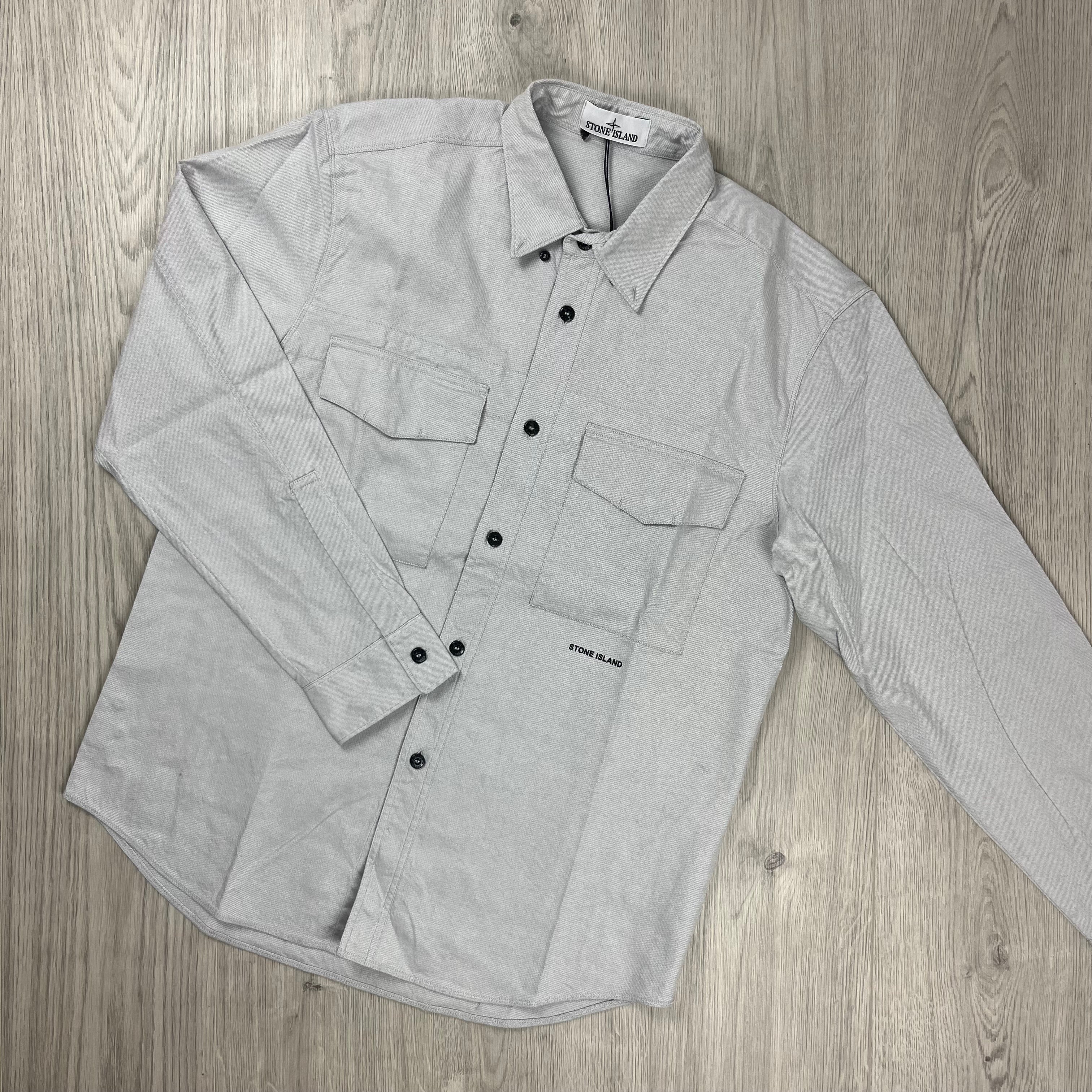 Stone Island Button Shirt - Grey