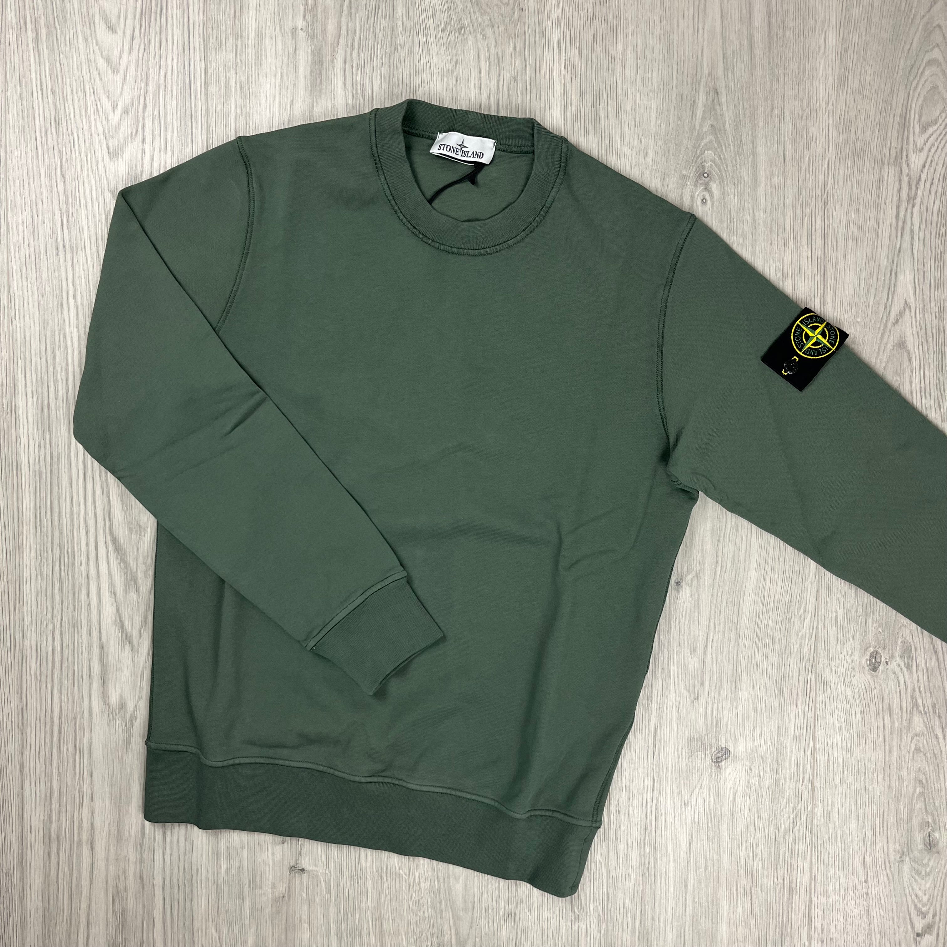 Stone Island Dyed Sweatshirt - Musk