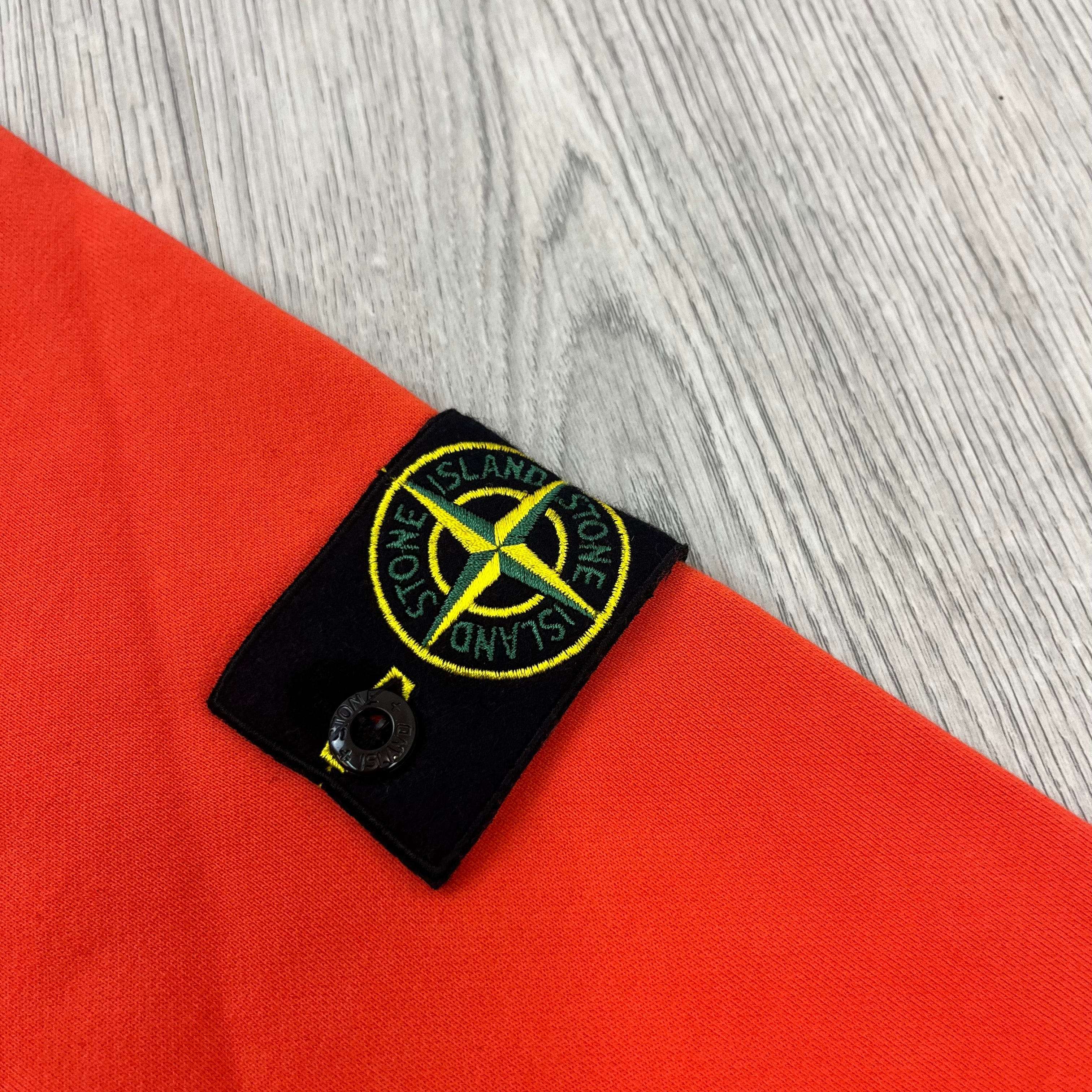 Stone Island Dyed Sweatshirt - Lobster Red