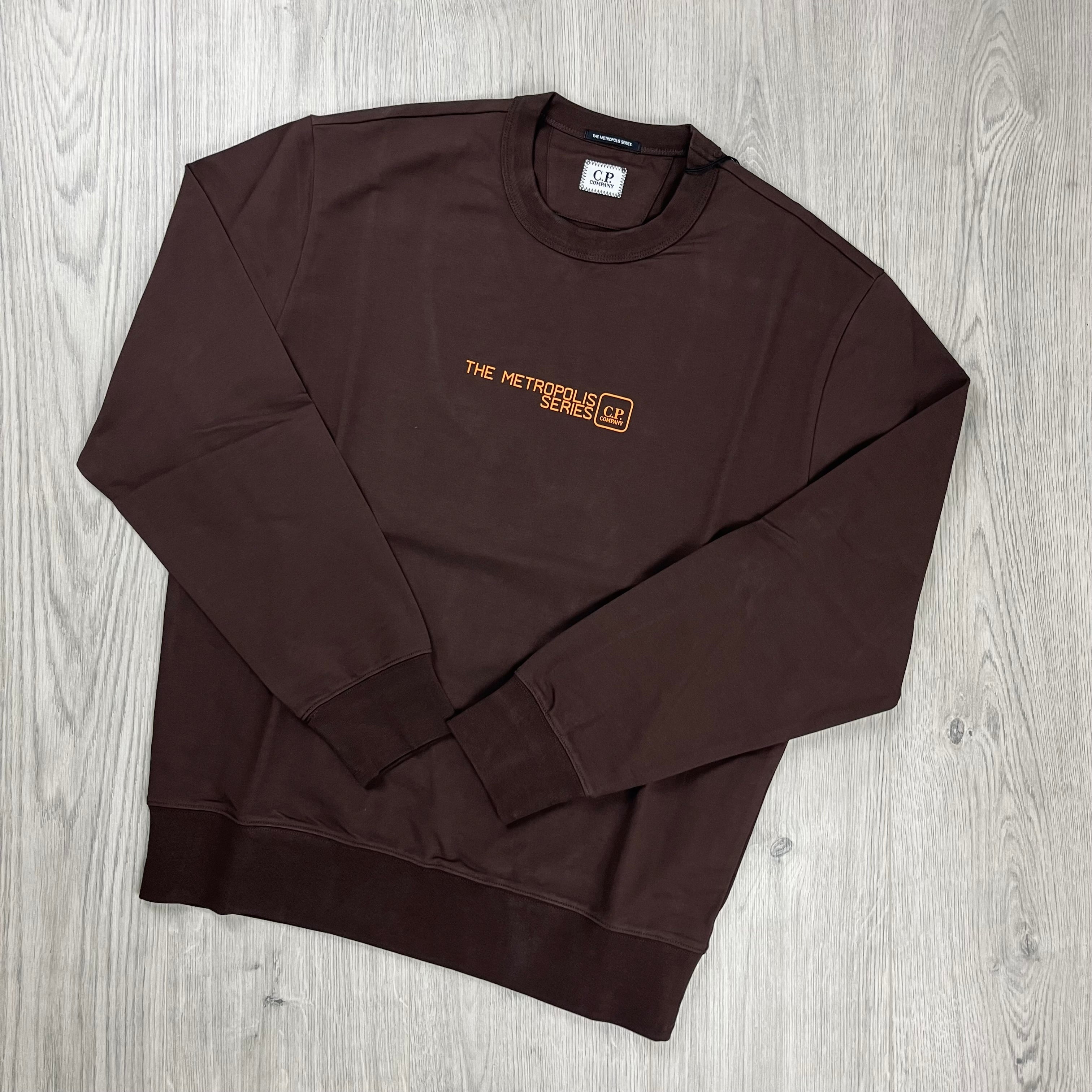 CP Company Metropolis Sweatshirt - Rum Raisin