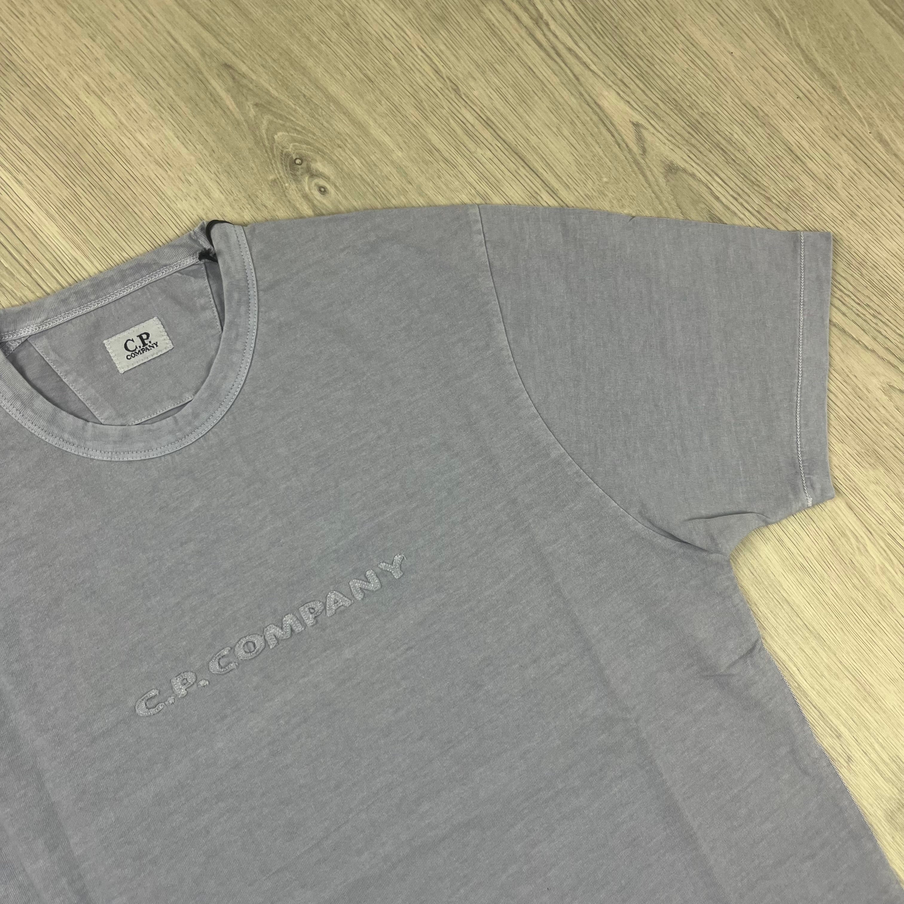 CP Company Embroidered T-Shirt - Cosmic