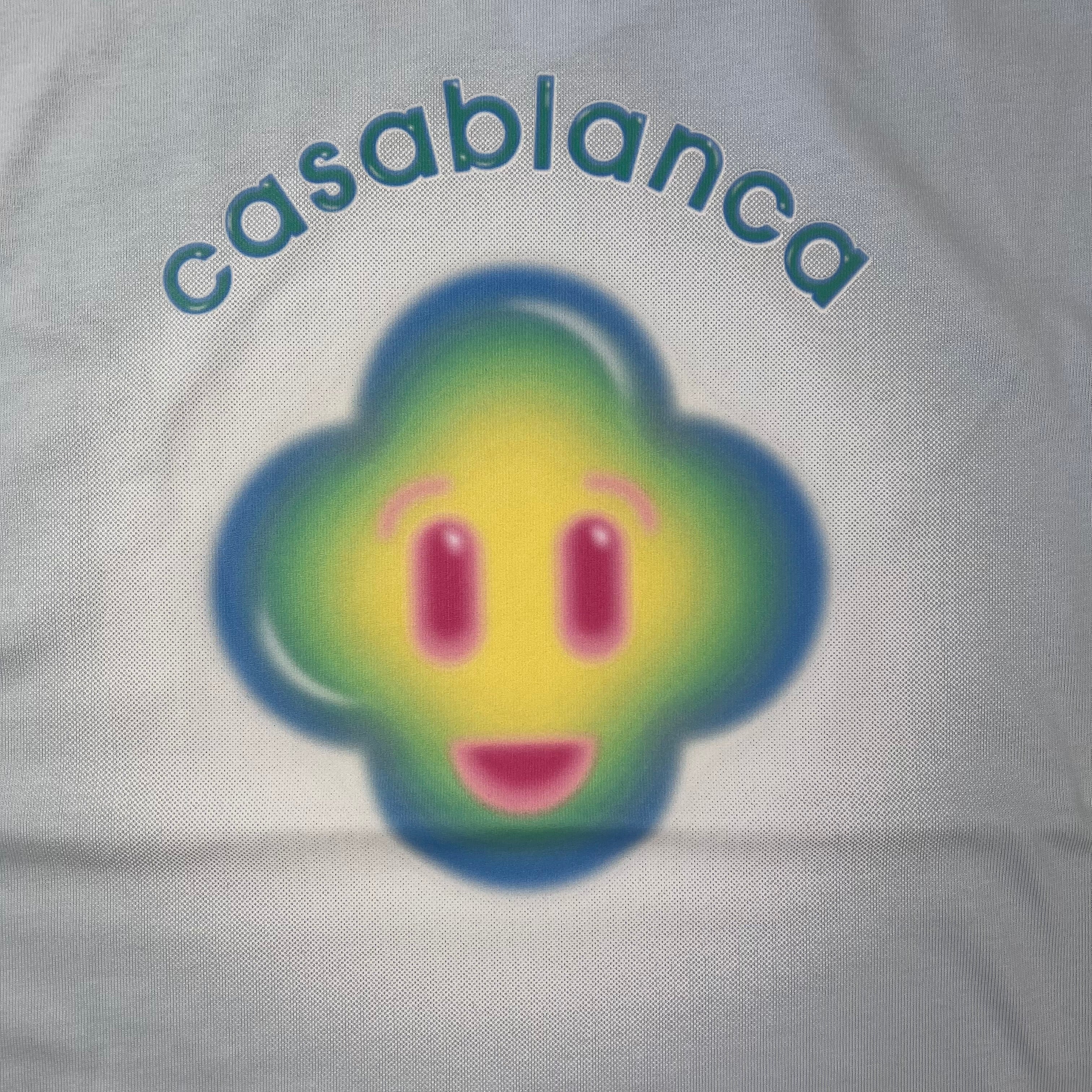 Casablanca 'Smiley' T-Shirt - Blue