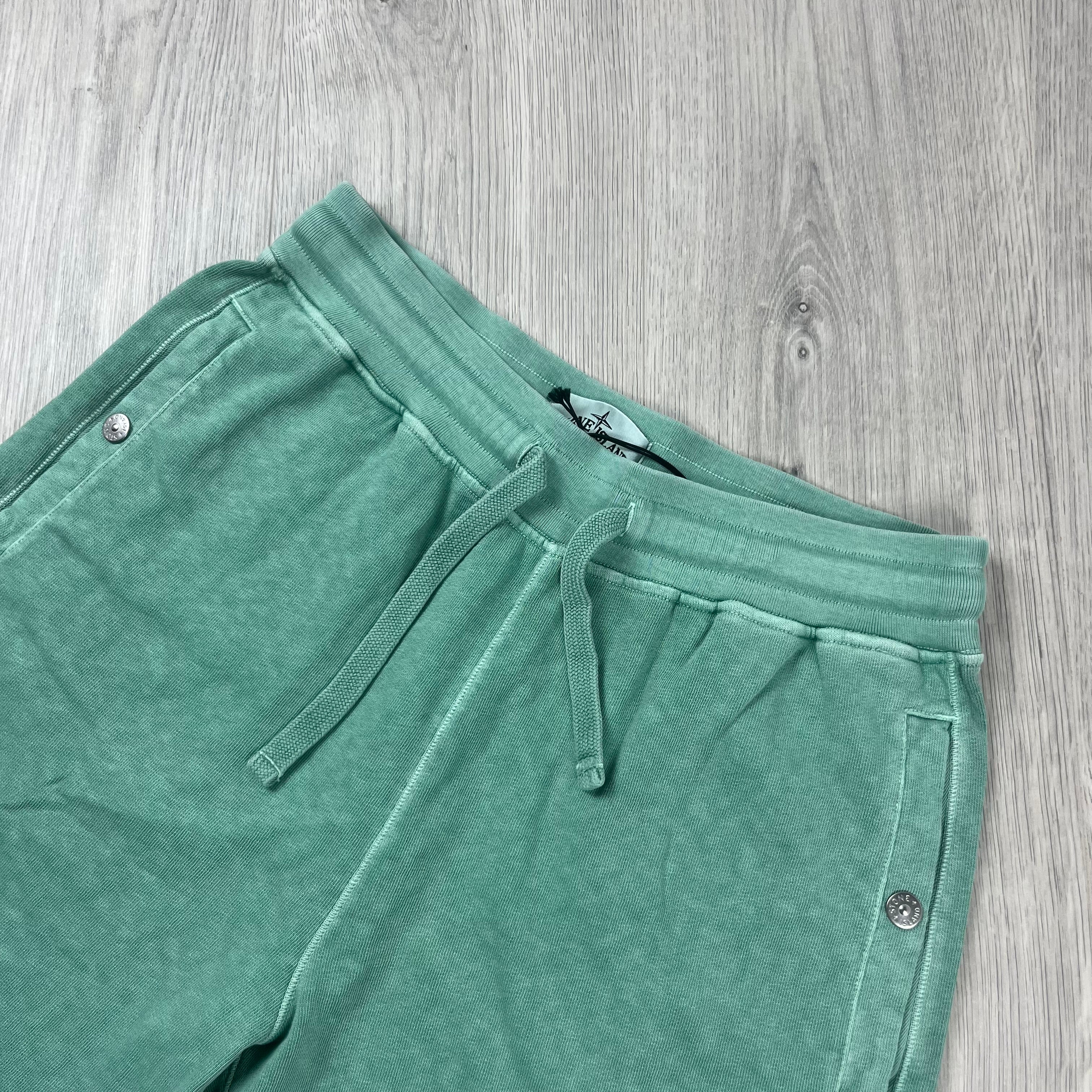 Stone Island Jersey Shorts - Green