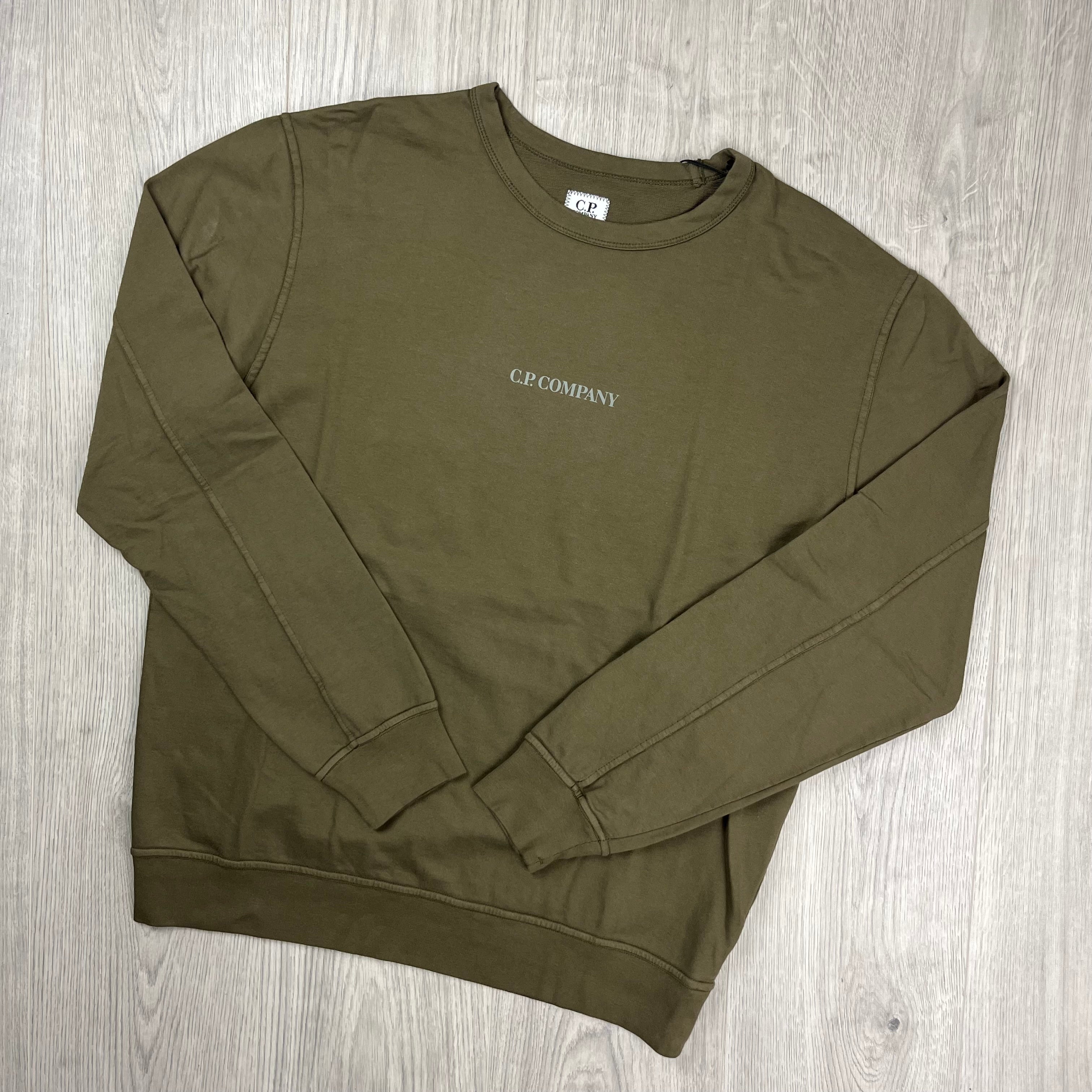 CP Company Light Fleece Sweatshirt - Ivy Green
