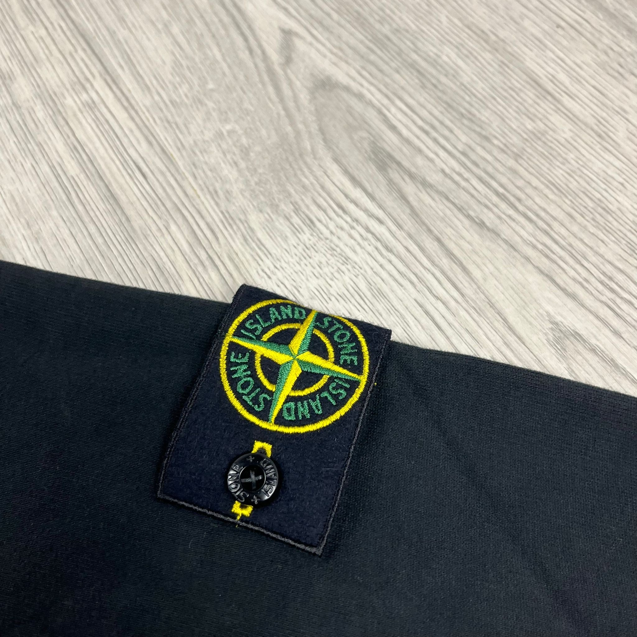 Stone Island Dyed Hoodie - Black