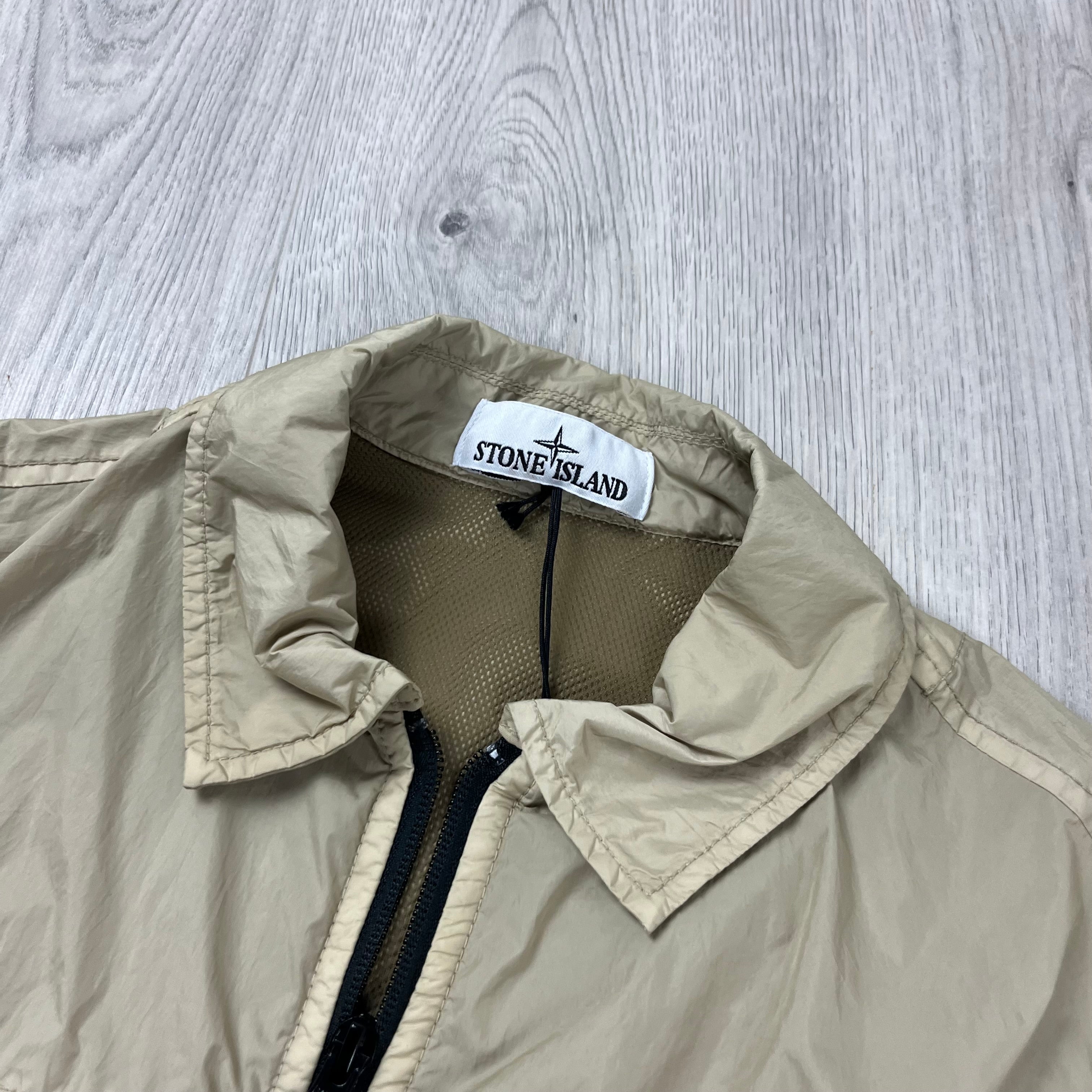 Stone Island Nylon Overshirt - Sand