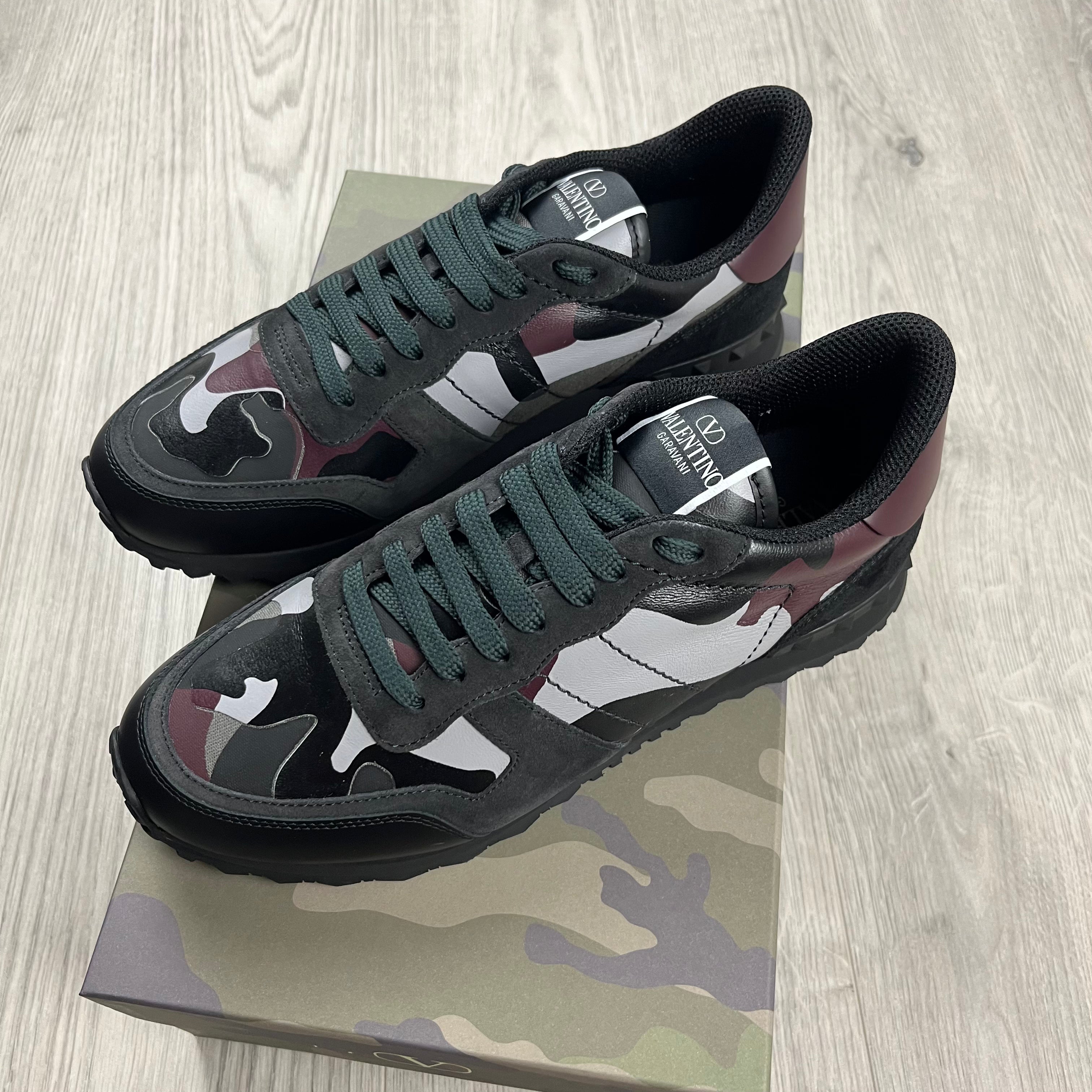 Valentino Rockrunner Sneakers - Black