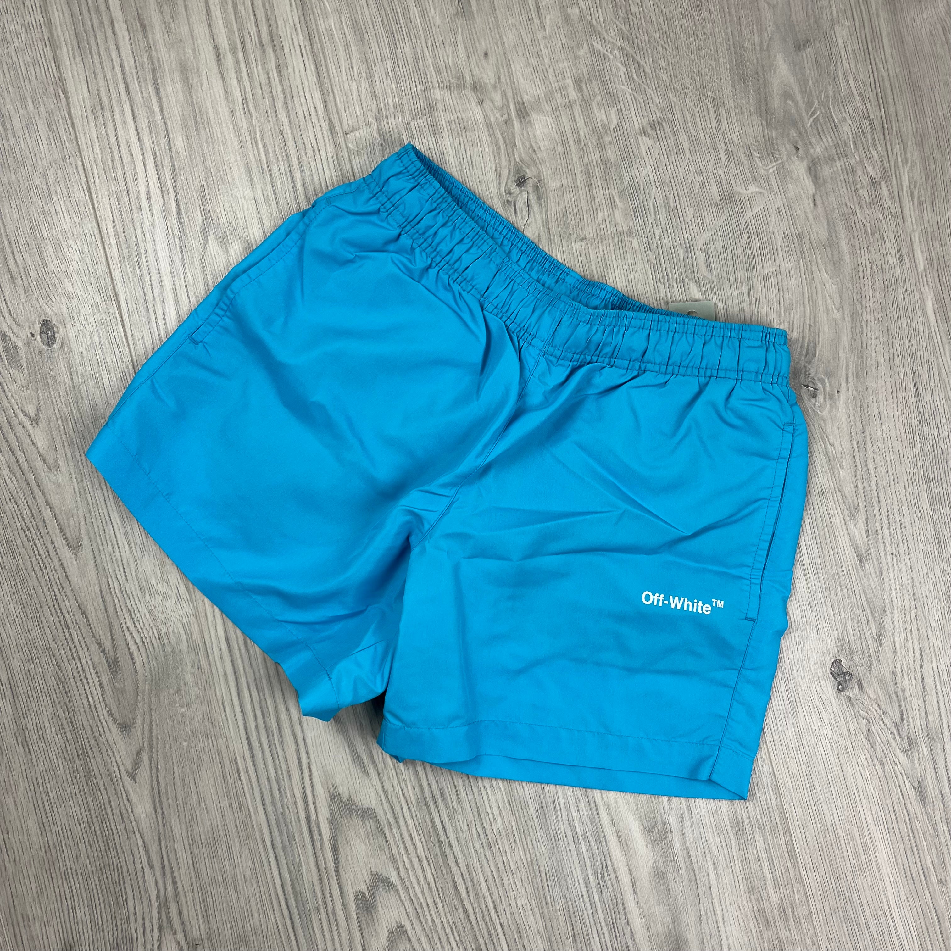 Off-White Arrow Swim Shorts - Blue