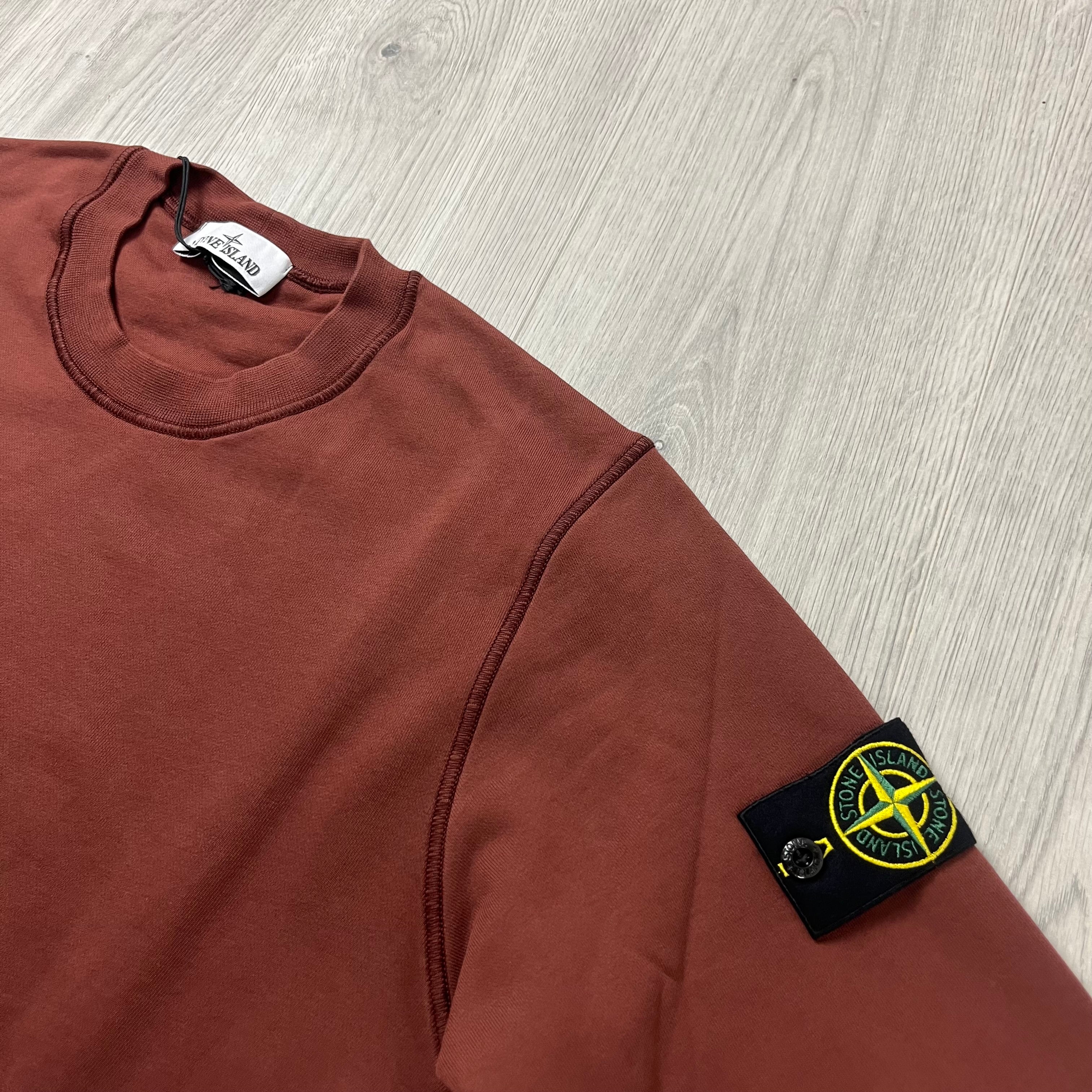 Stone Island Dyed Sweatshirt - Maroon