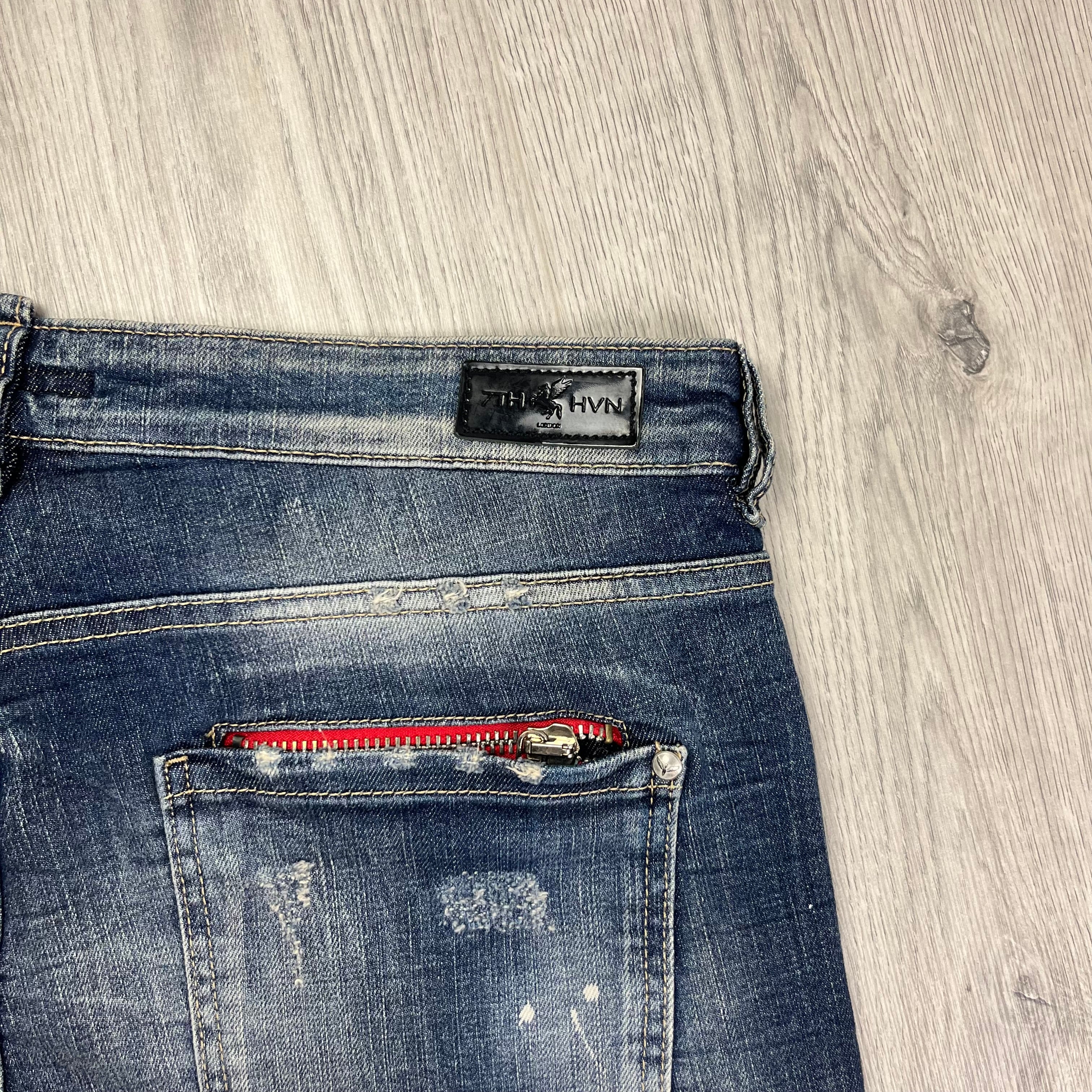 7TH HVN Slim Jeans - Blue