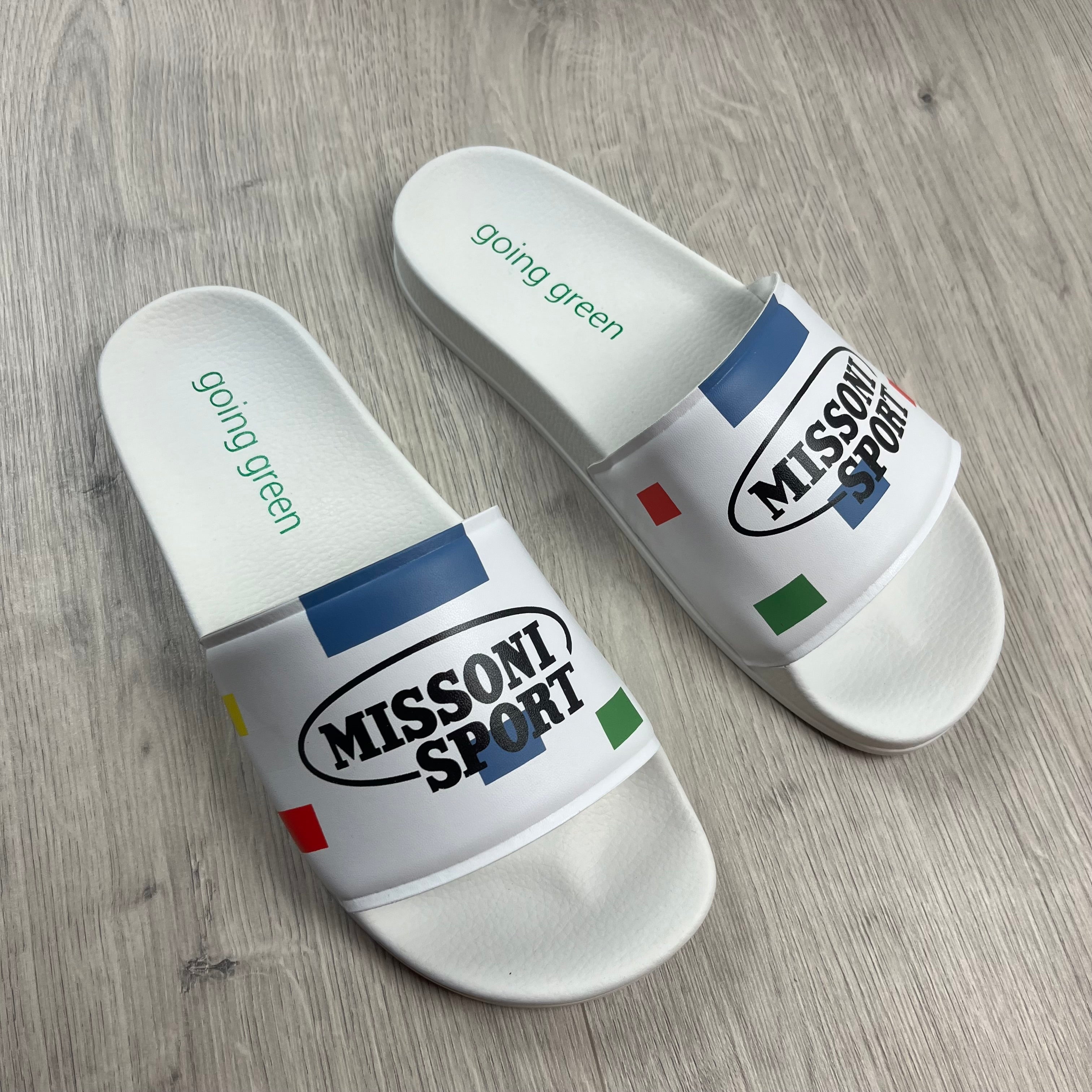 Missoni Sport Slides - White