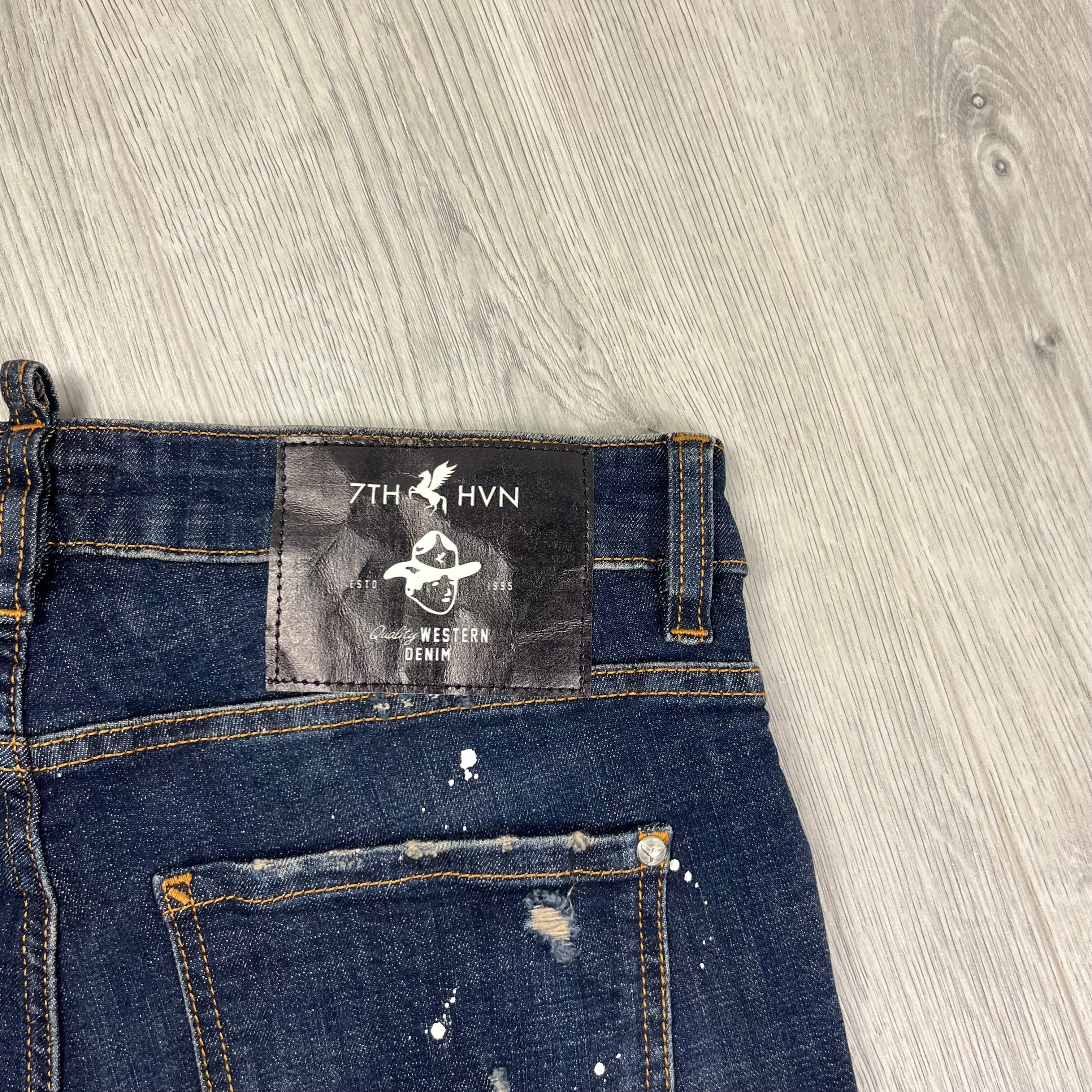 7TH HVN Slim Jeans - Blue