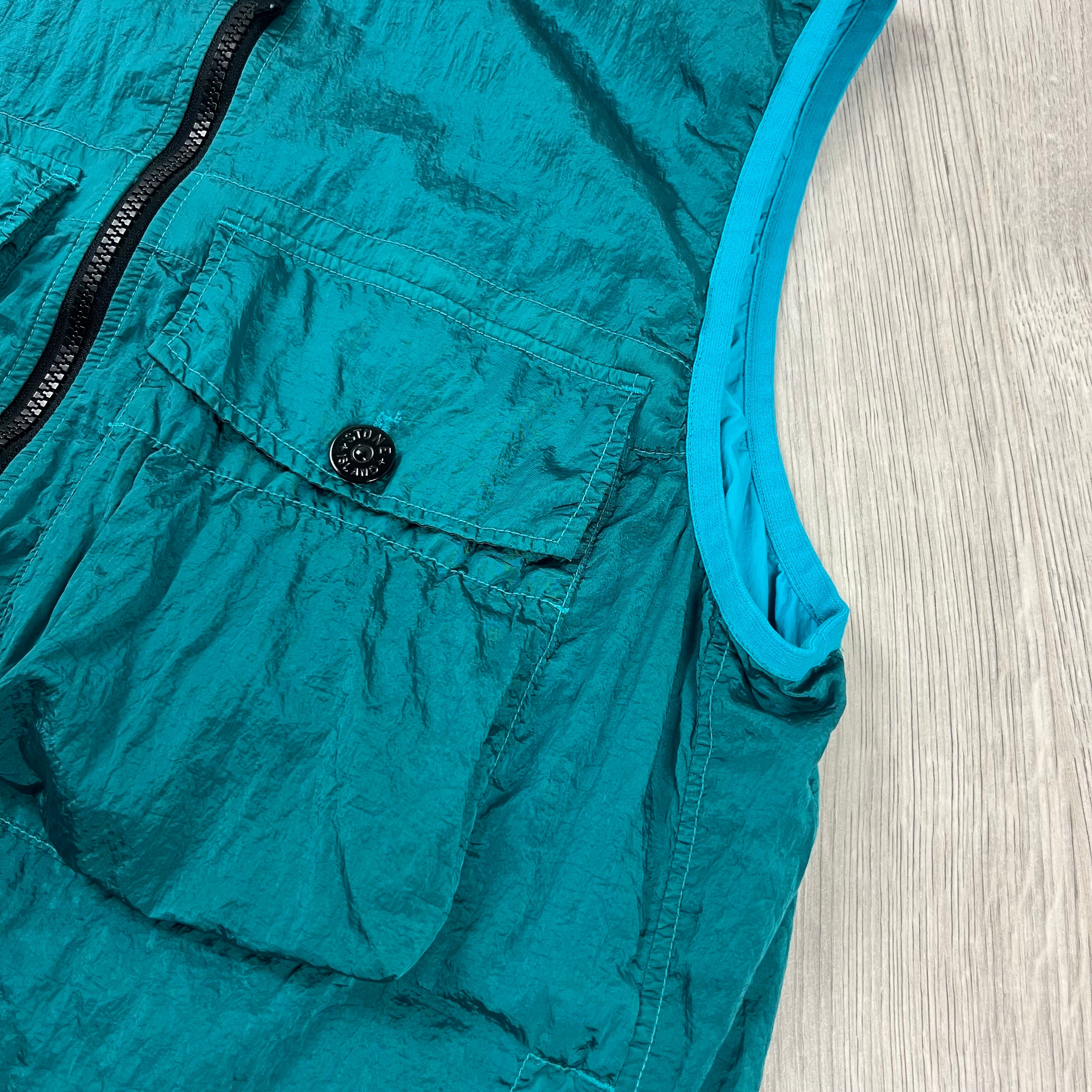 Stone Island Nylon Gilet - Teal