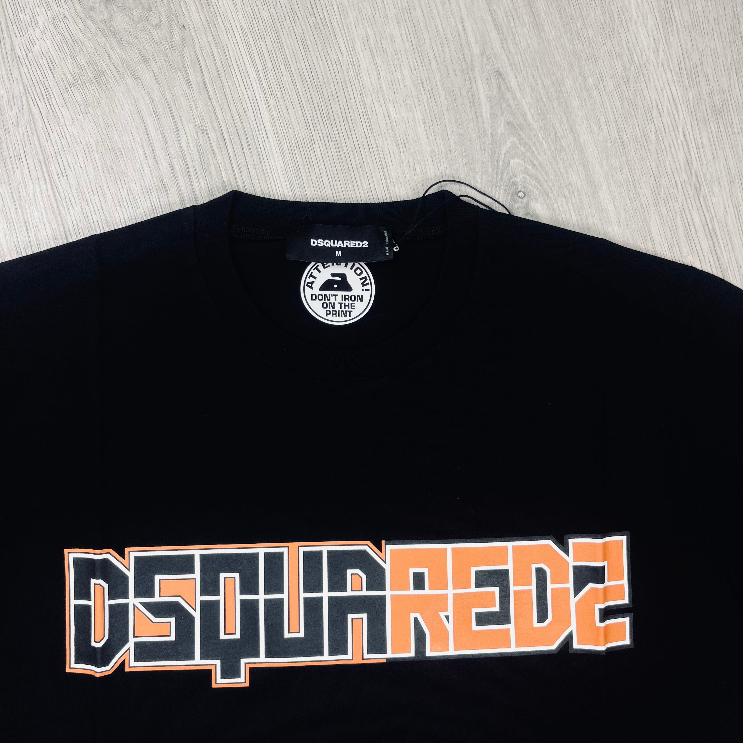 DSQUARED2 Printed T-Shirt - Black