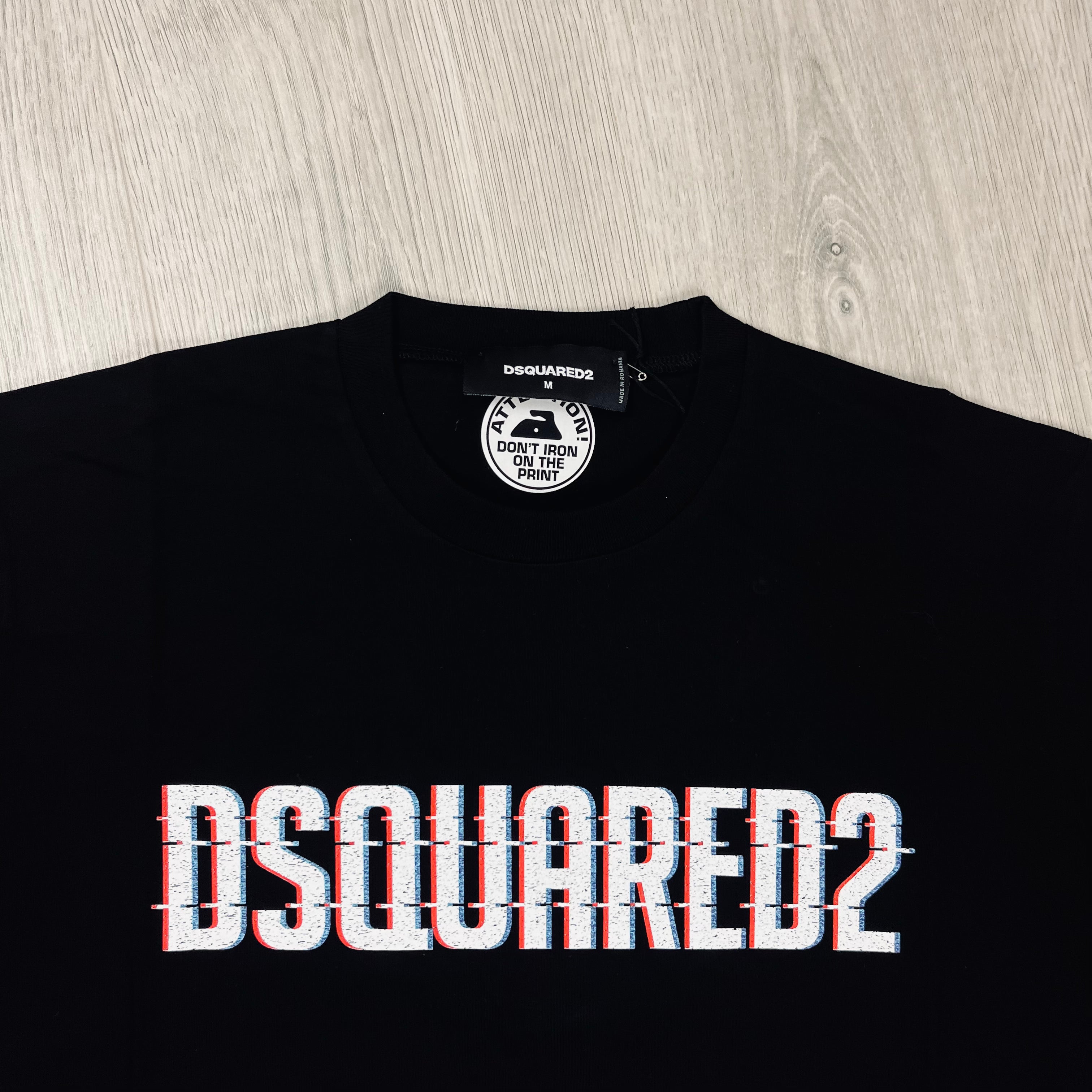 DSQUARED2 Printed T-Shirt - Black