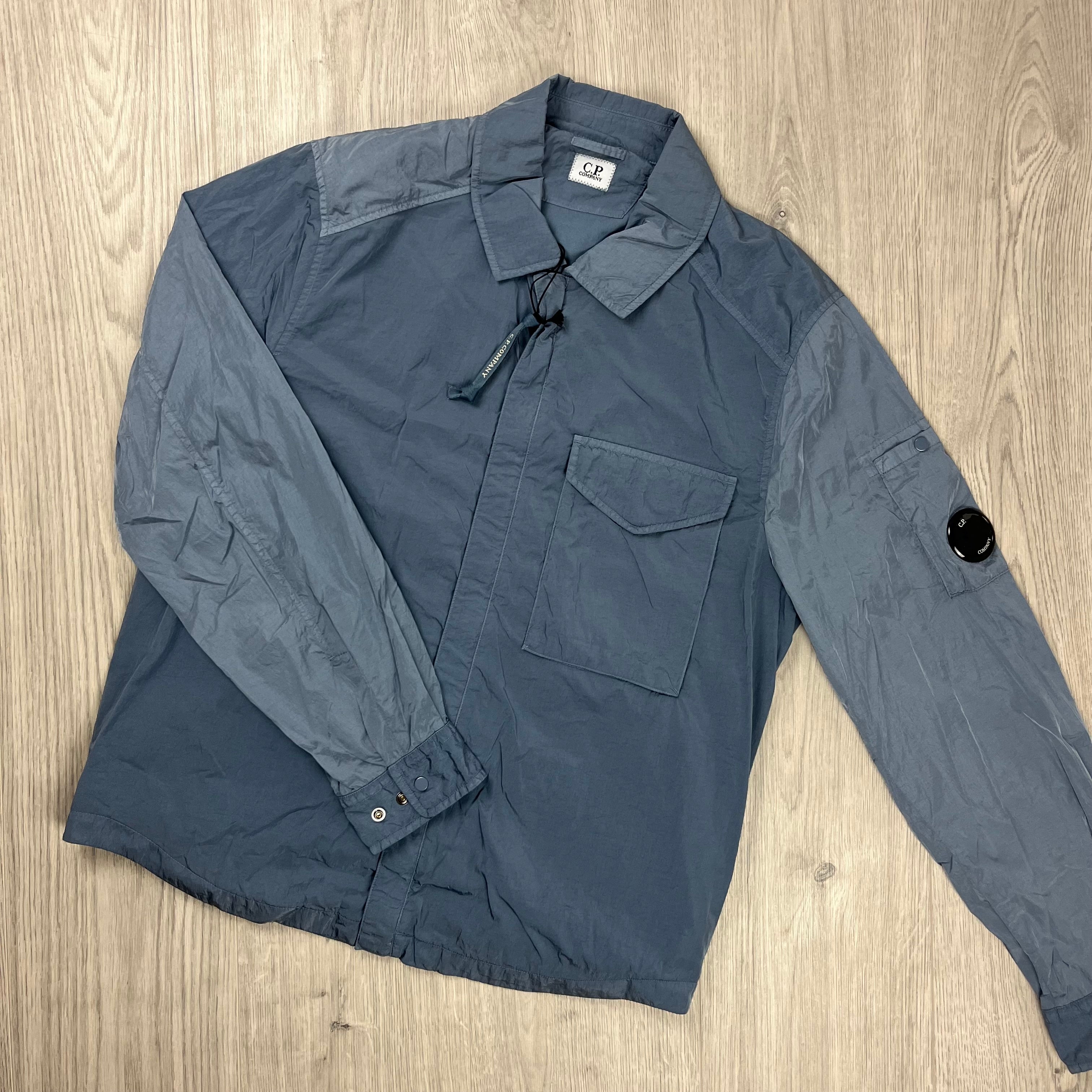 CP Company Chrome Overshirt - Flint Stone