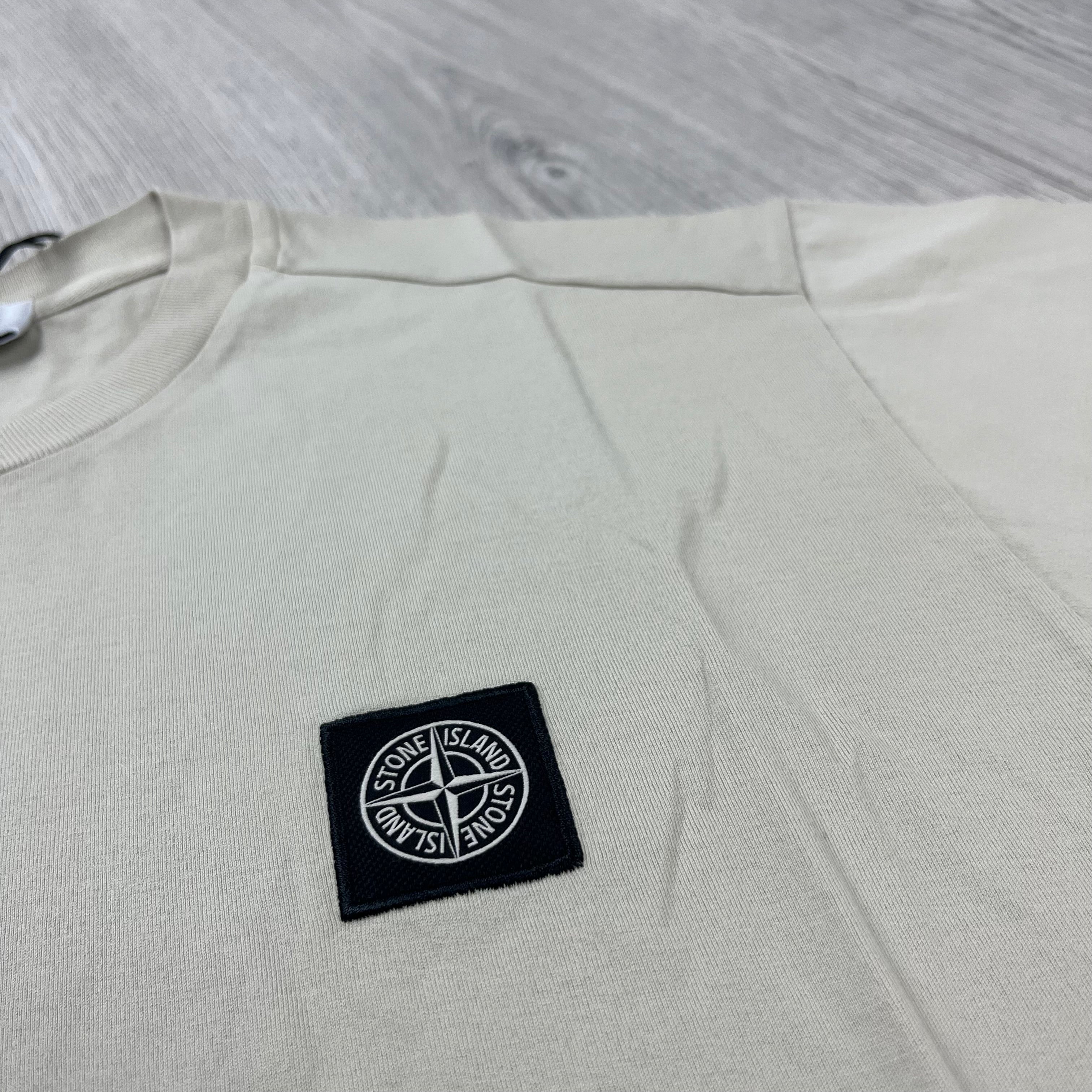 Stone Island Patch T-Shirt - Plaster