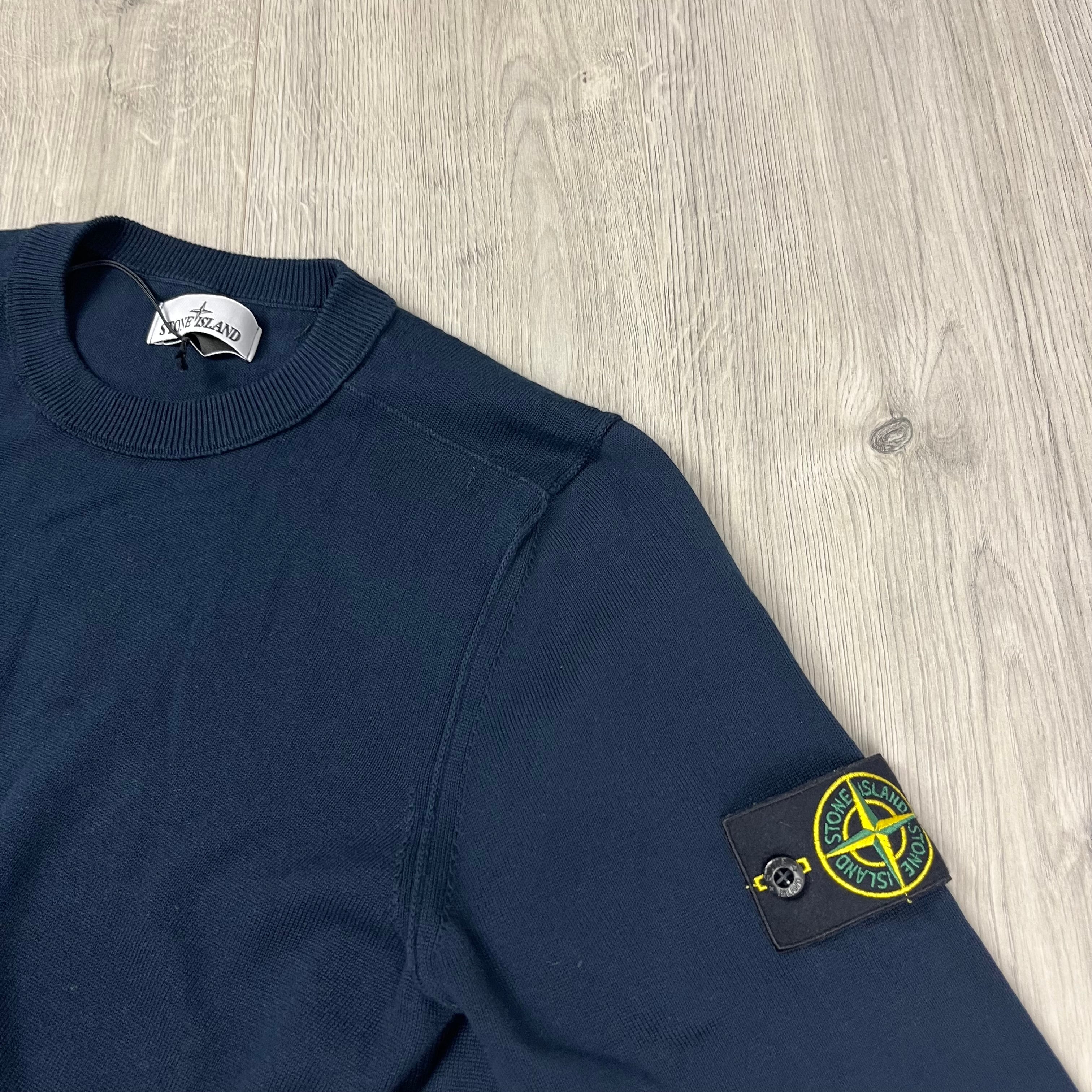 Stone Island Knit Sweatshirt - Navy