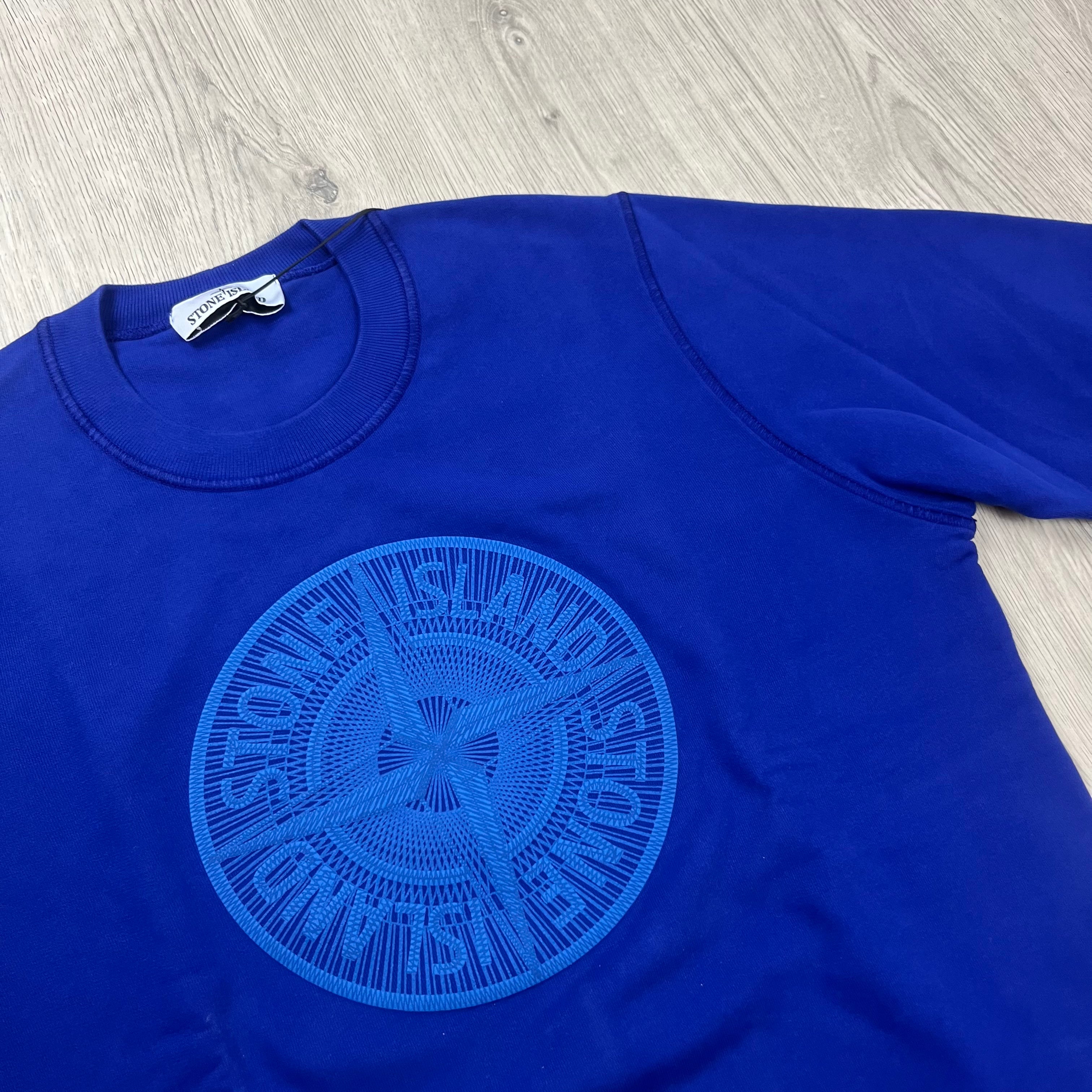 Stone Island Embroidered Sweatshirt - Blue