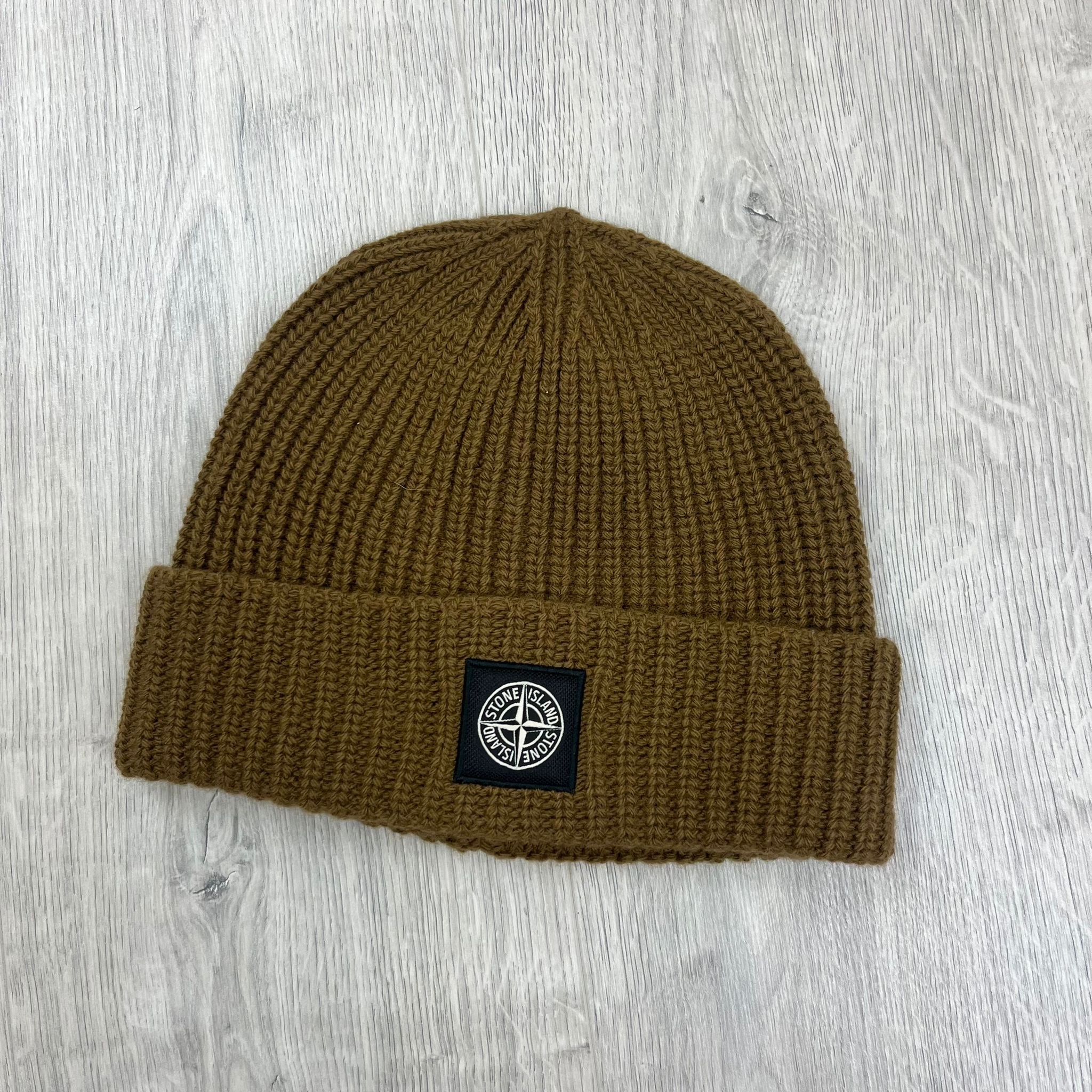 Stone Island Beanie - Brown