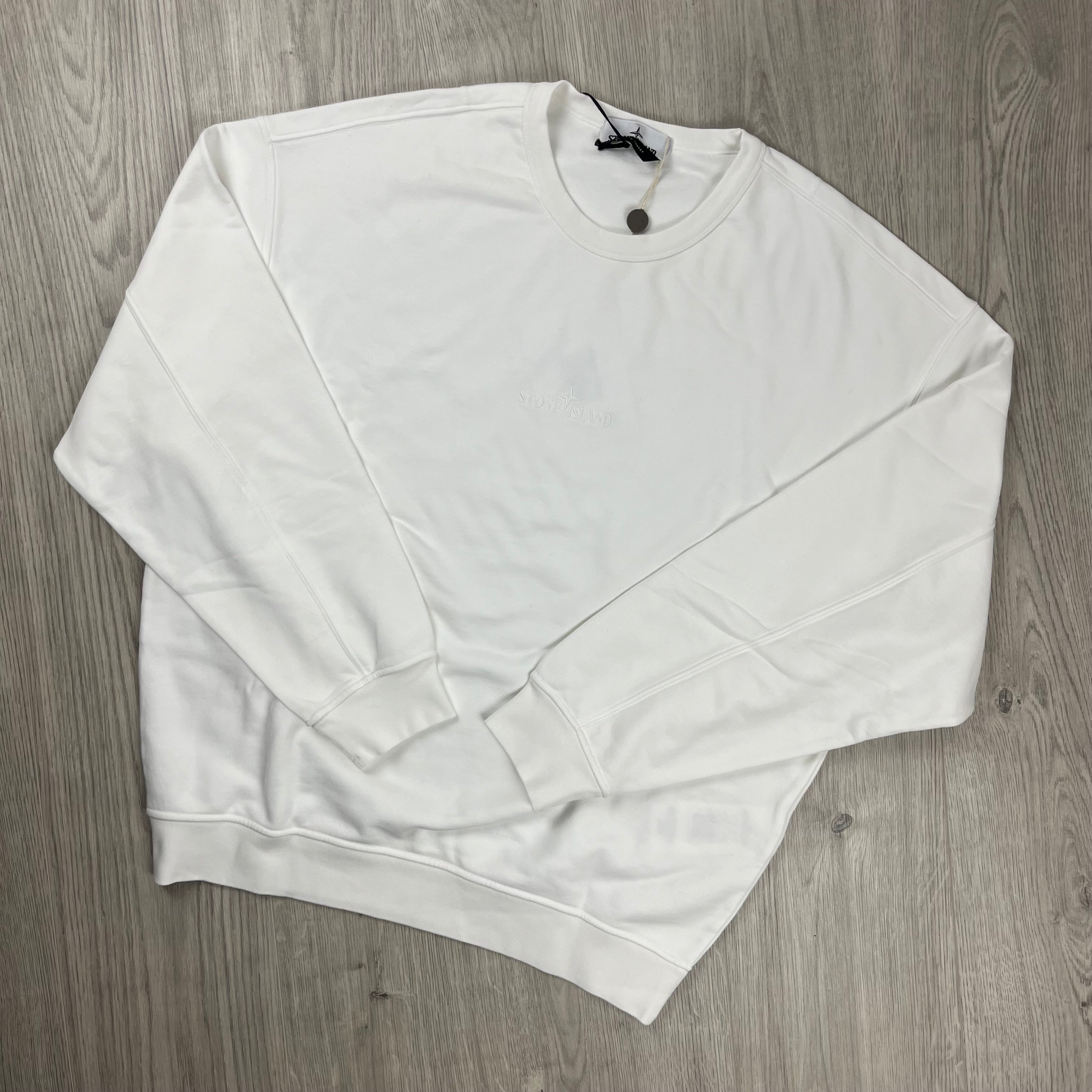 Stone Island Dyed Sweatshirt - White