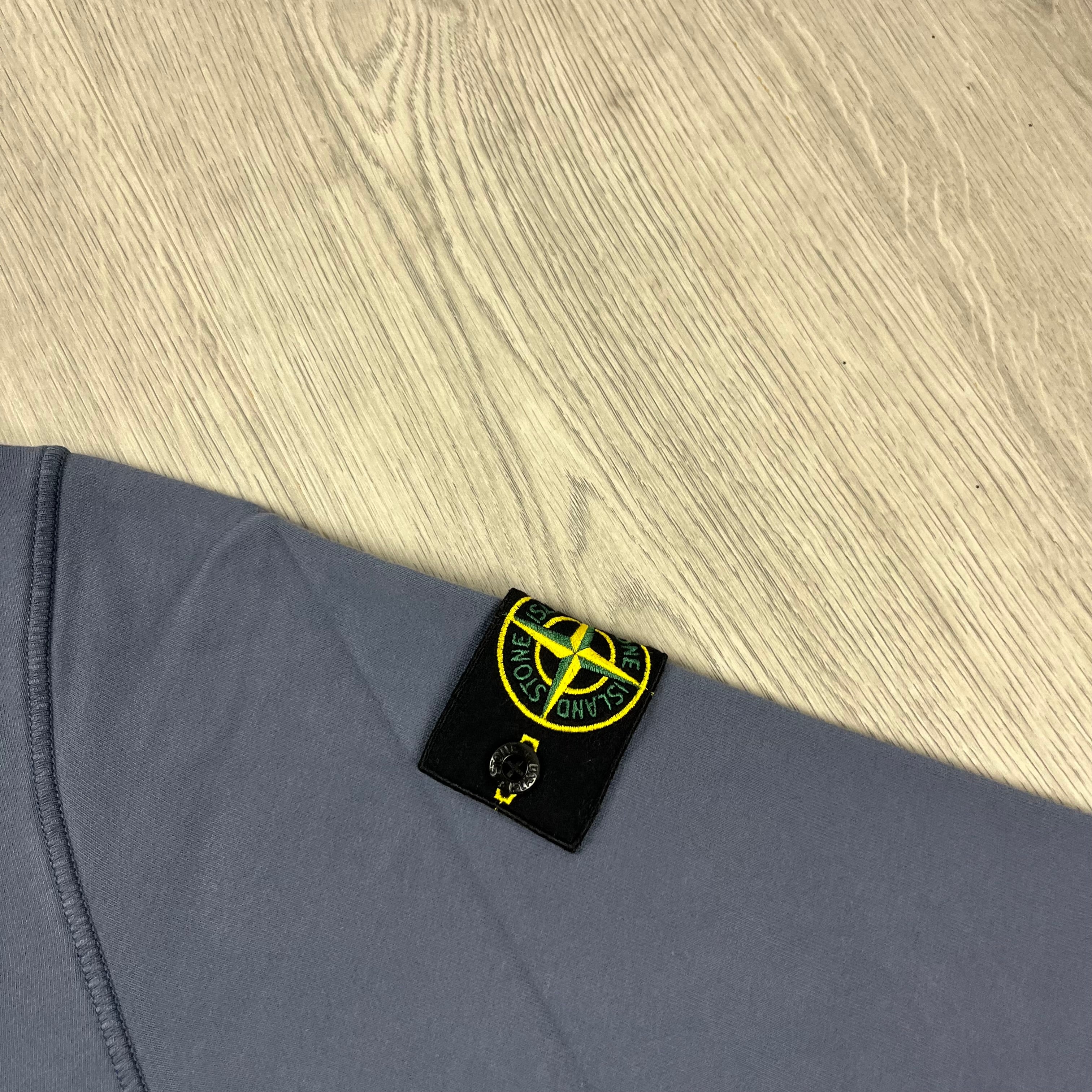 Stone Island Dyed Sweatshirt - Mid Blue