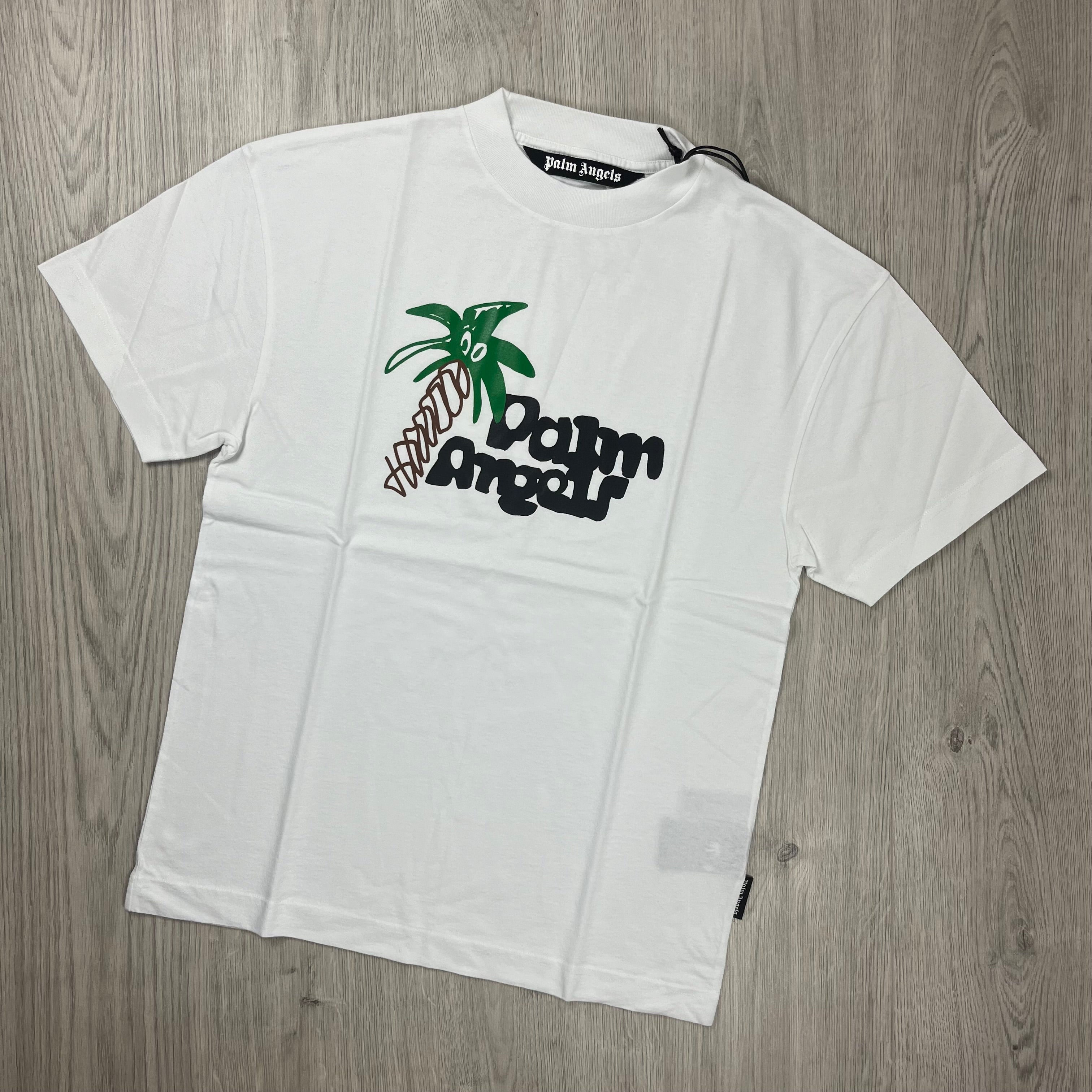 Palm Angels Sketch T-Shirt - White