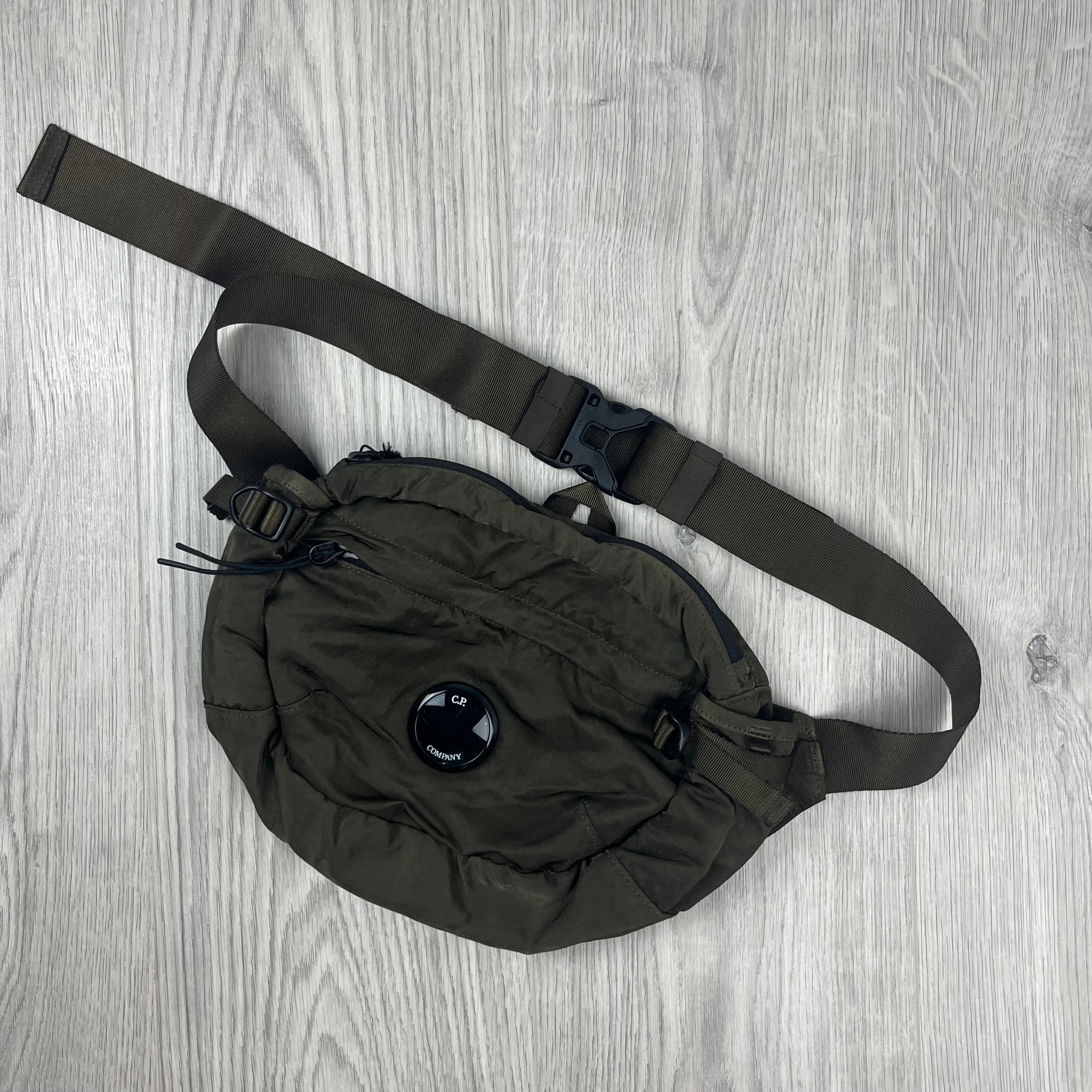 CP Company Zip Chrome Bag - Ivy Green