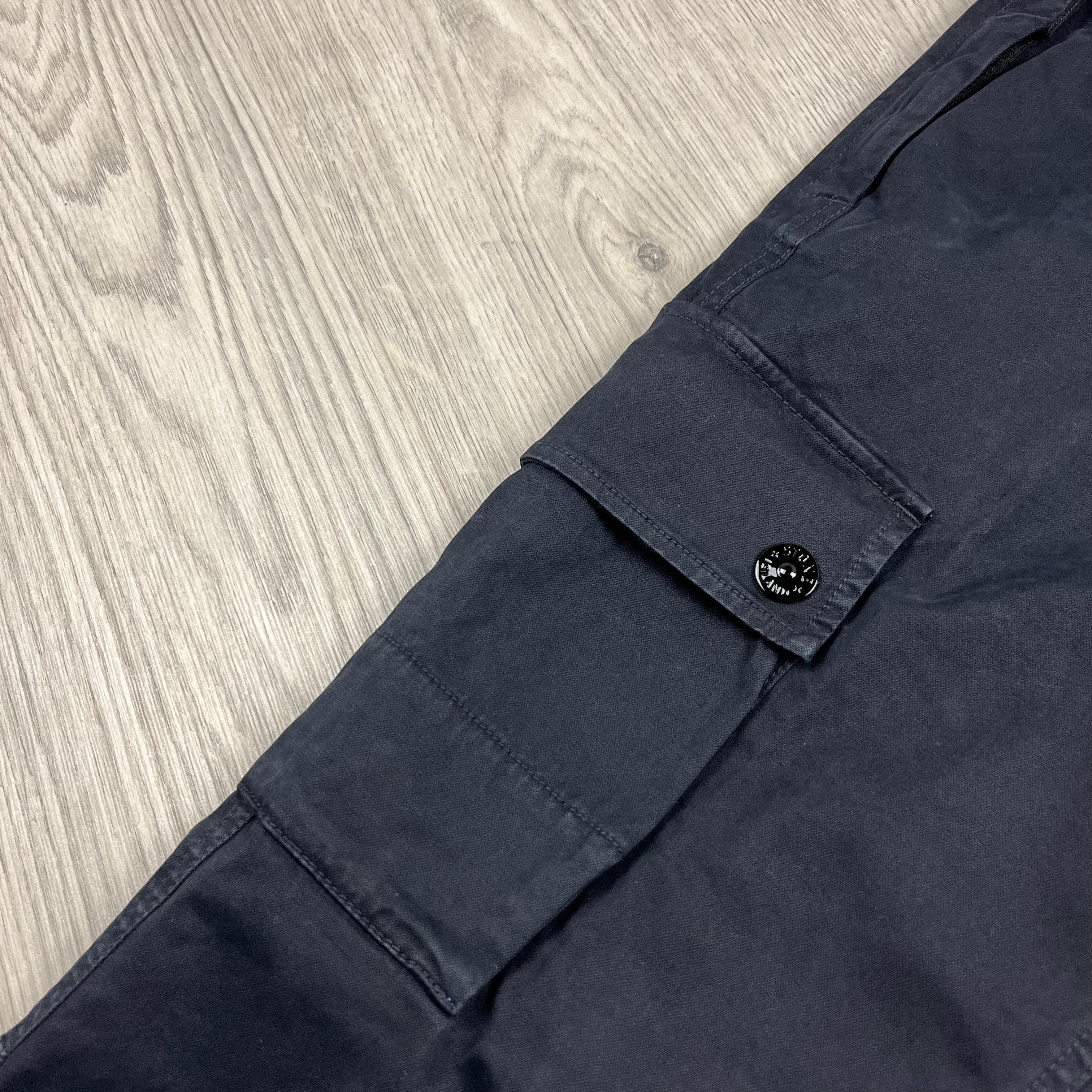 Stone Island Cargo Trousers - Navy