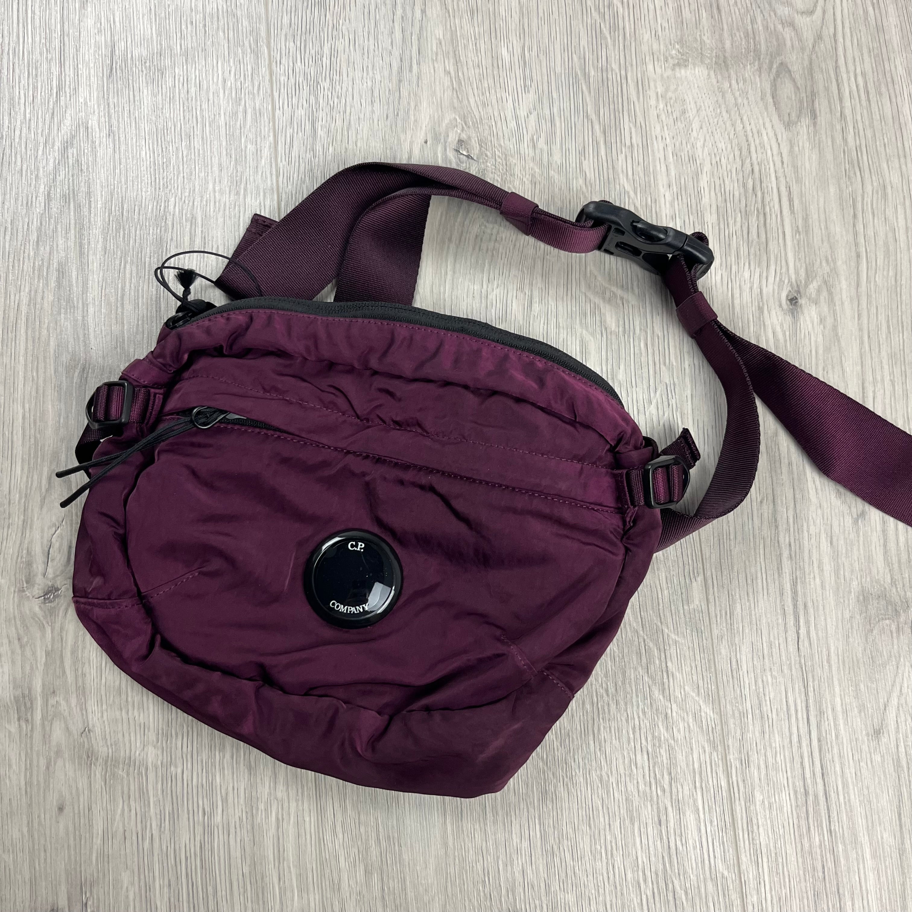 CP Company Zip Nylon Bag - Purple