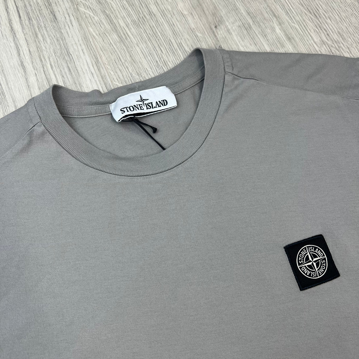Stone Island Patch T-Shirt - Grey